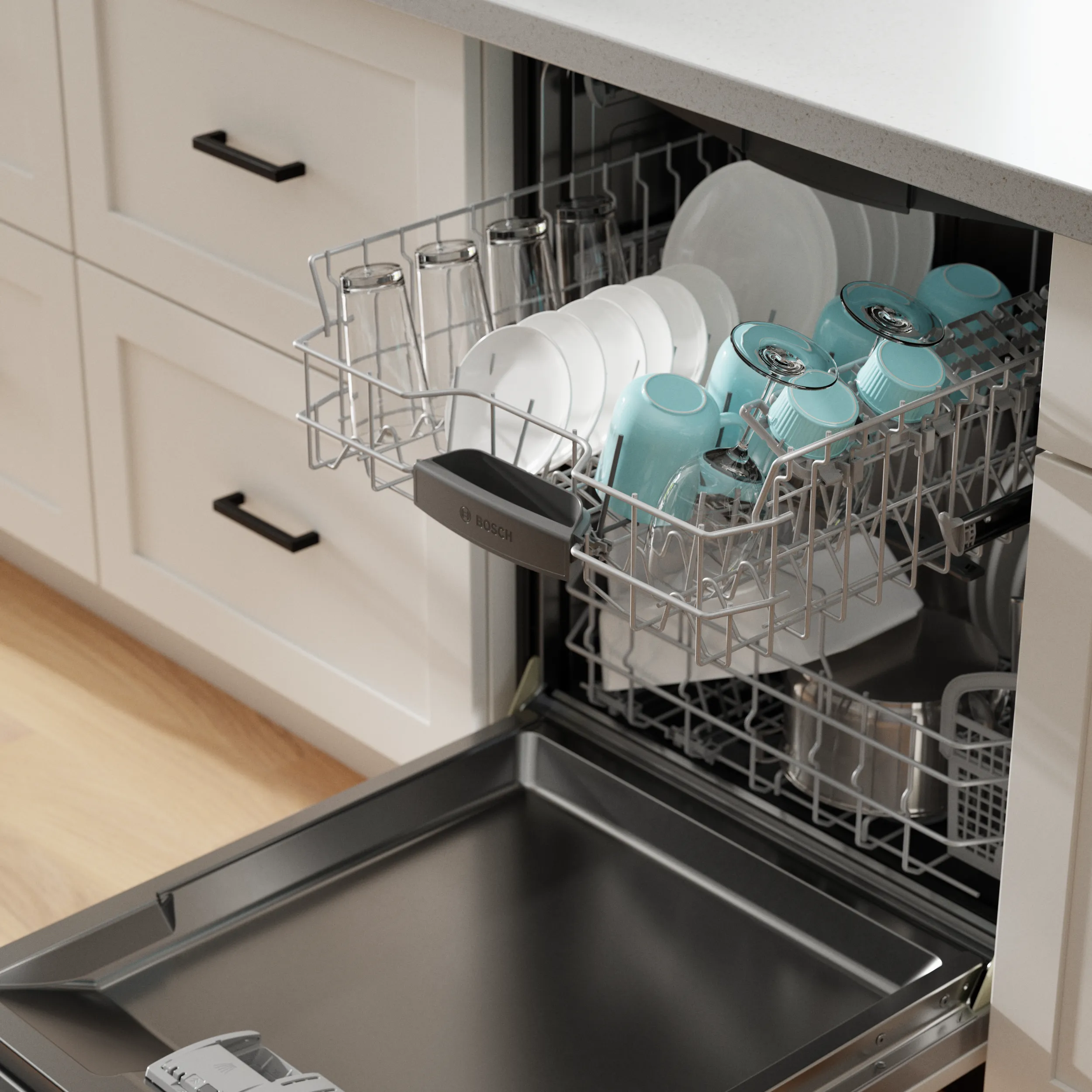 Squeaky shops dishwasher rack