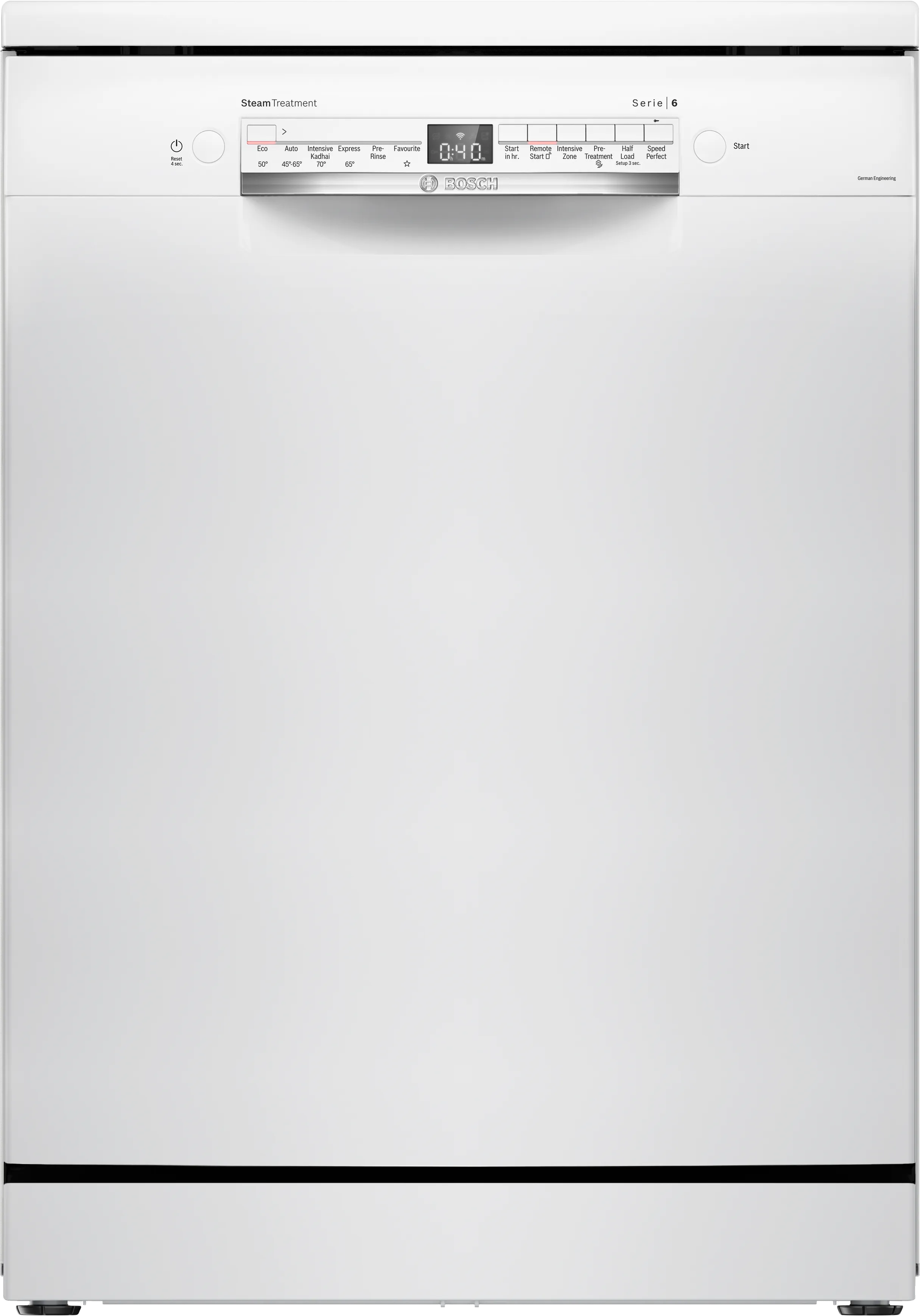 Series 6 Bosch free-standing dishwasher 60 cm White