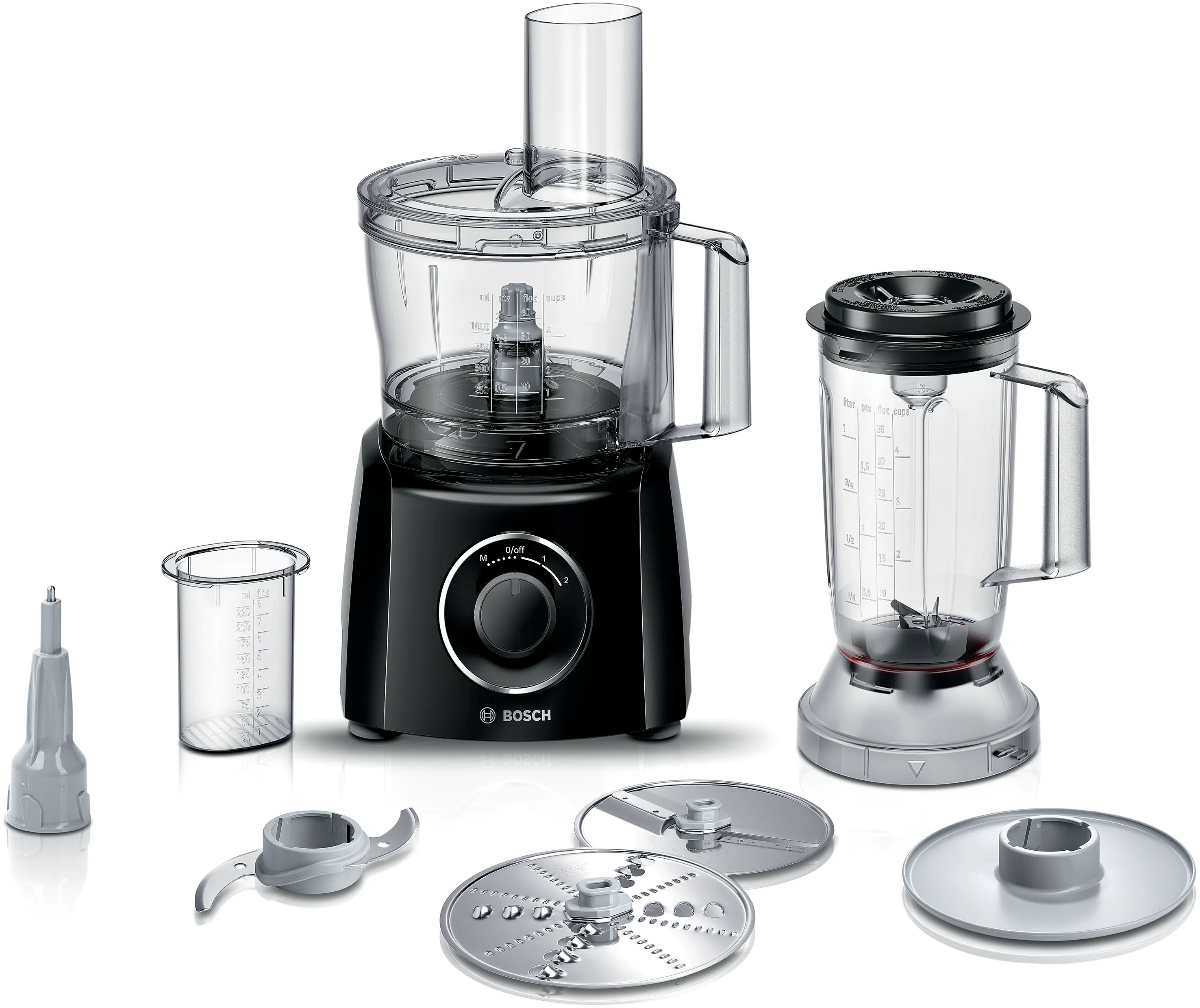 Food processor MultiTalent 3 800 W Black, Black 