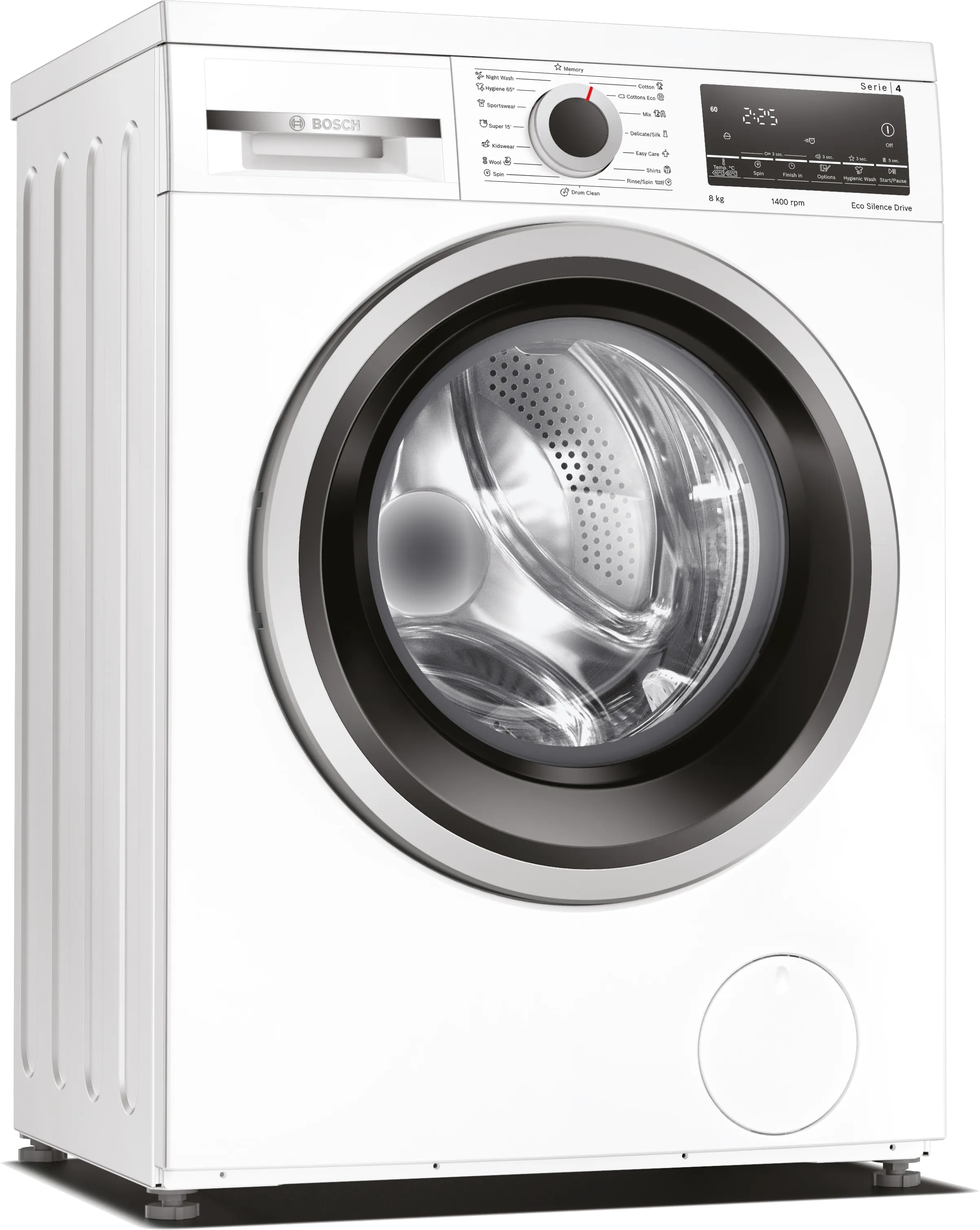 Series 4 washing machine, frontloader 8 kg 1400 rpm 