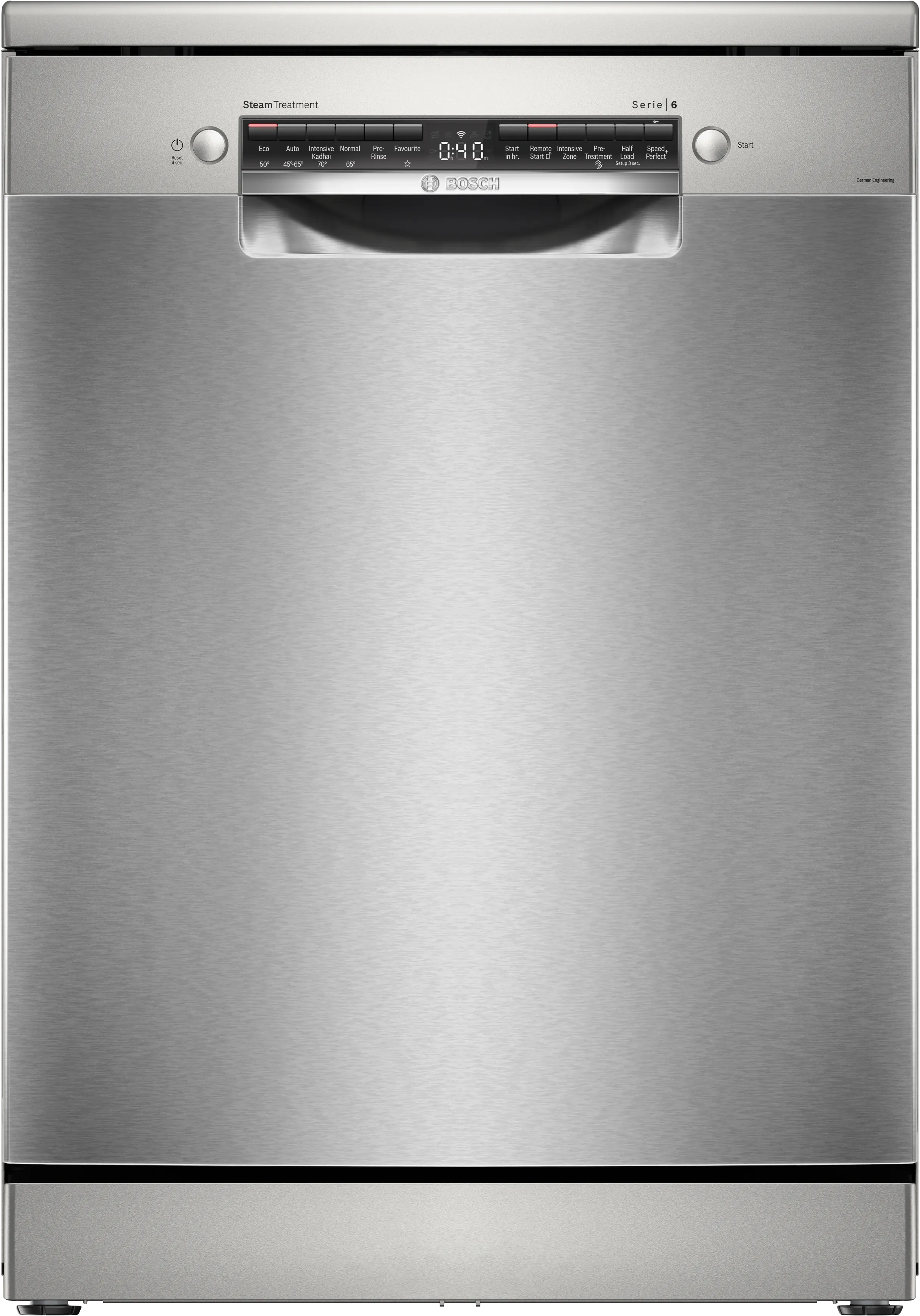Series 6 Bosch free-standing dishwasher 60 cm Brushed steel anti-fingerprint