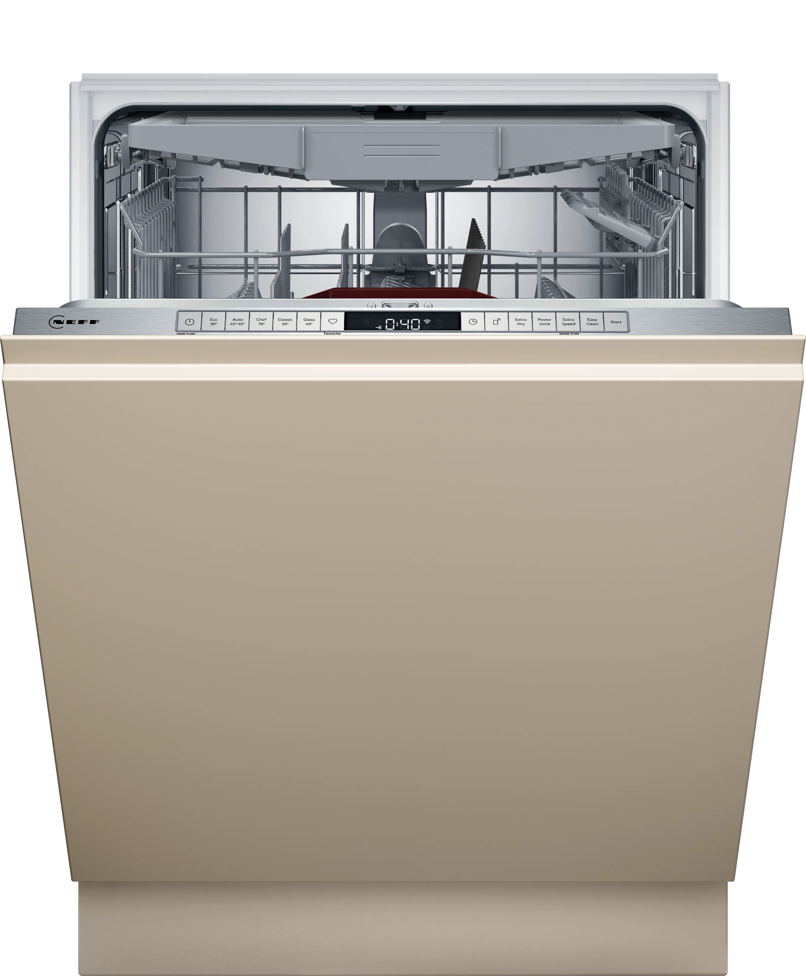 N 50 Lavastoviglie da incasso a scomparsa totale 60 cm Cerniere Sliding 