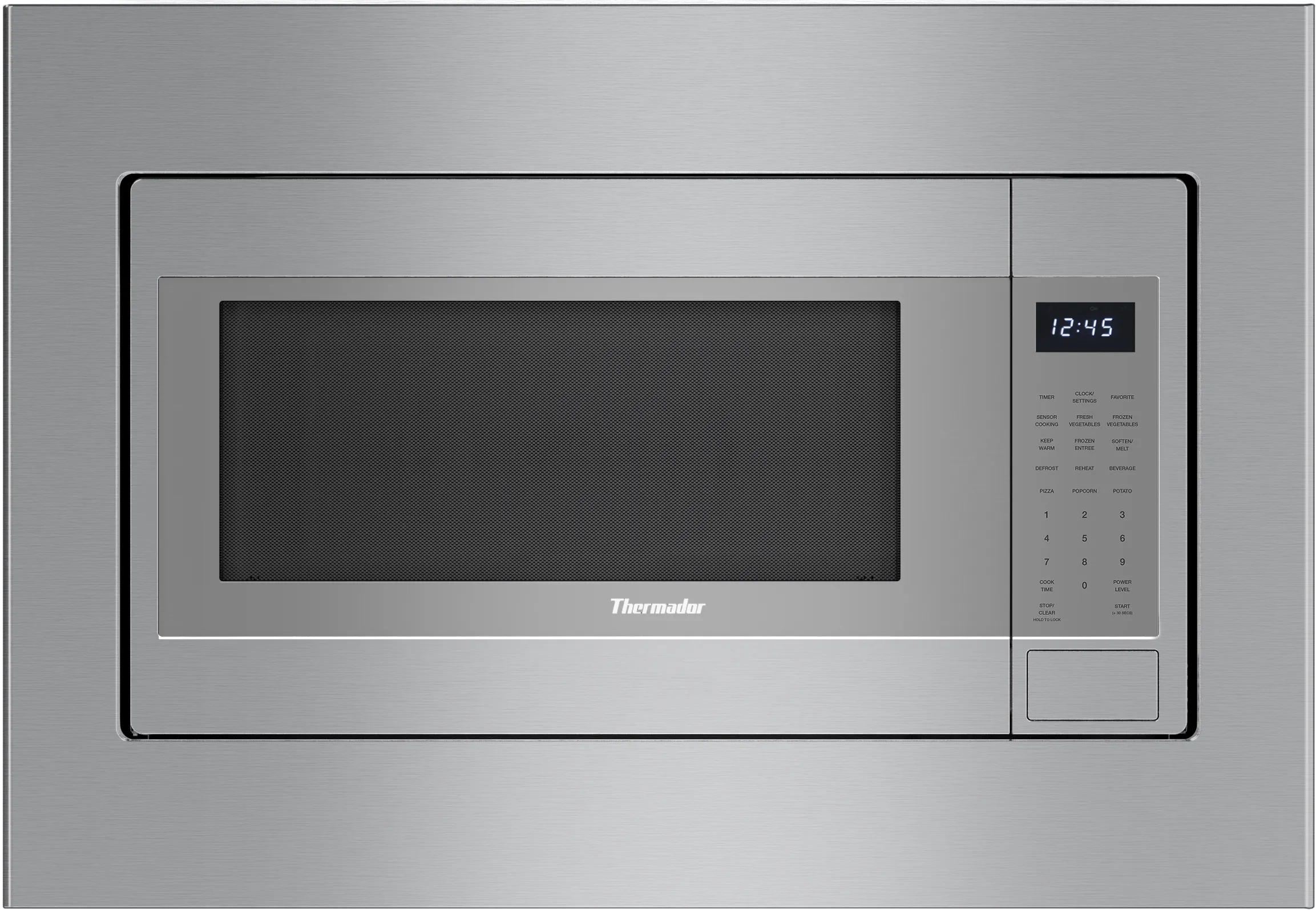 Masterpiece® Built-In Microwave 24'' Left Side Opening Door, Stainless Steel 