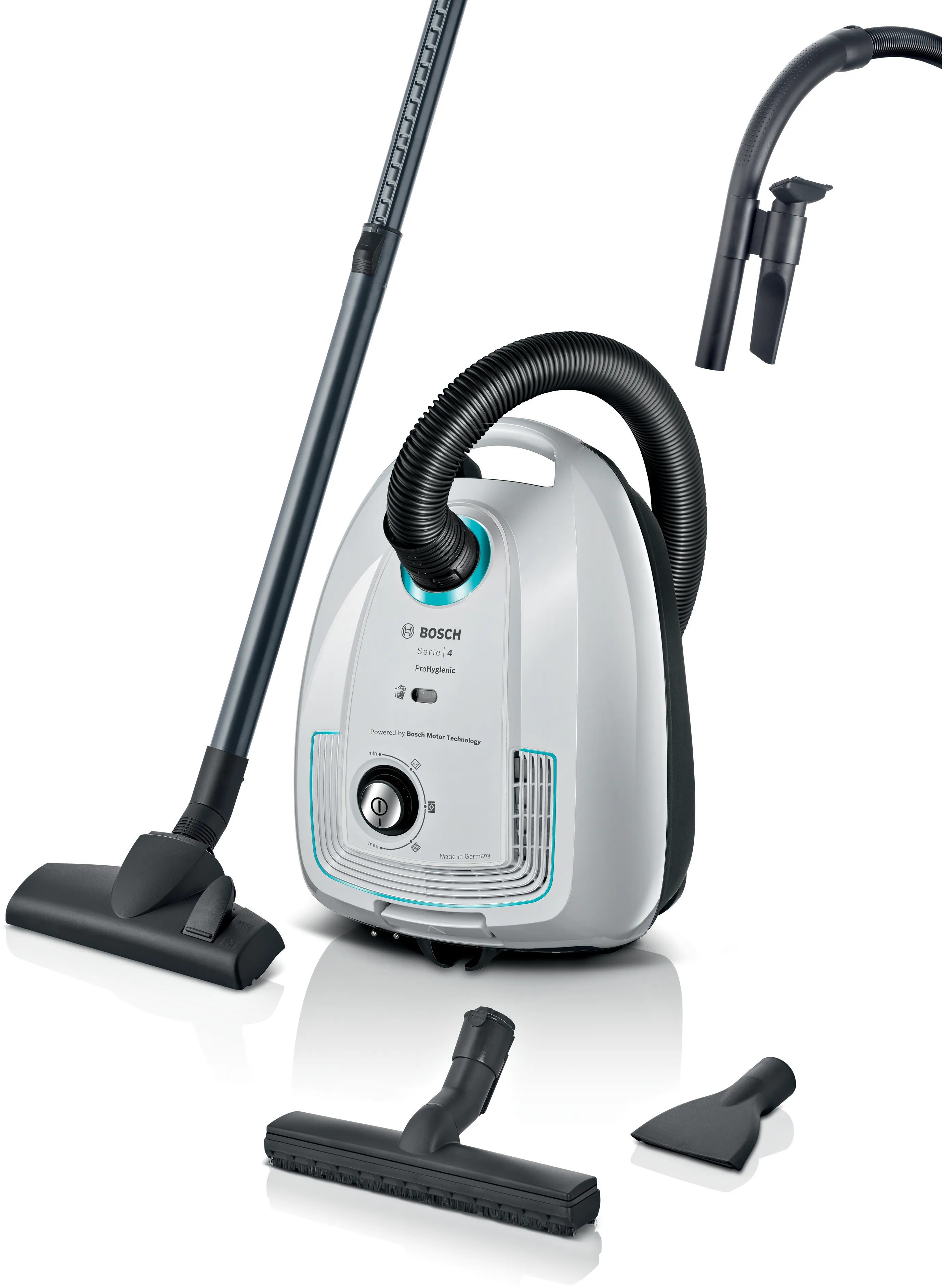 Series 4 Bagged vacuum cleaner ProHygienic White
