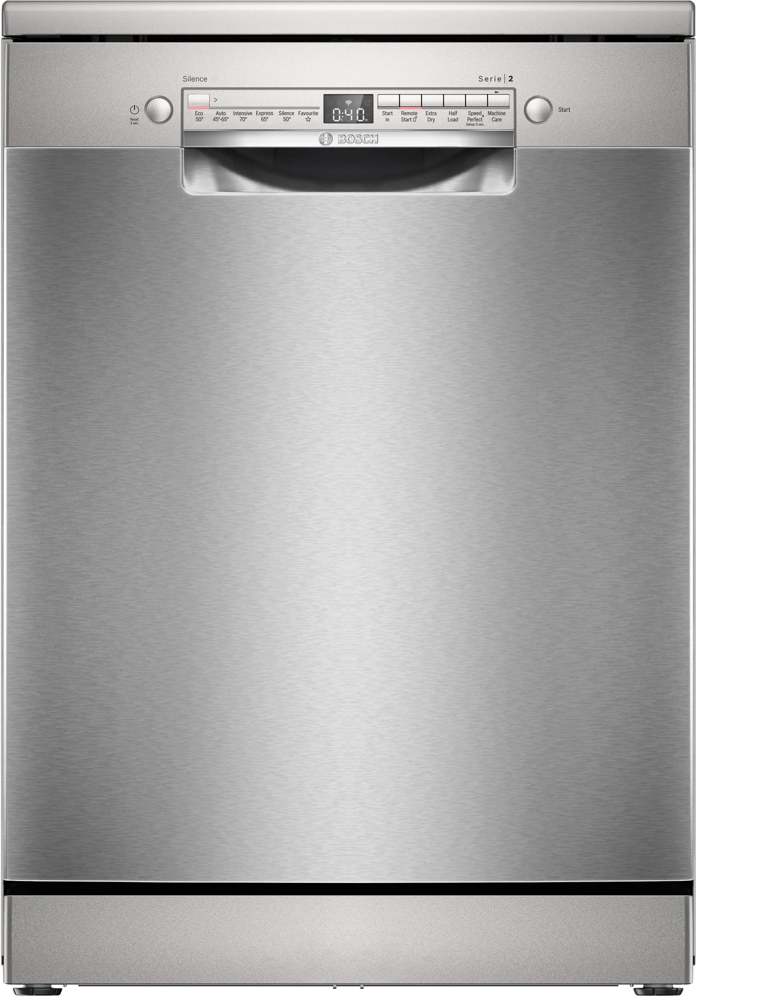 Series 2 Free-standing dishwasher 60 cm Brushed steel anti-fingerprint 