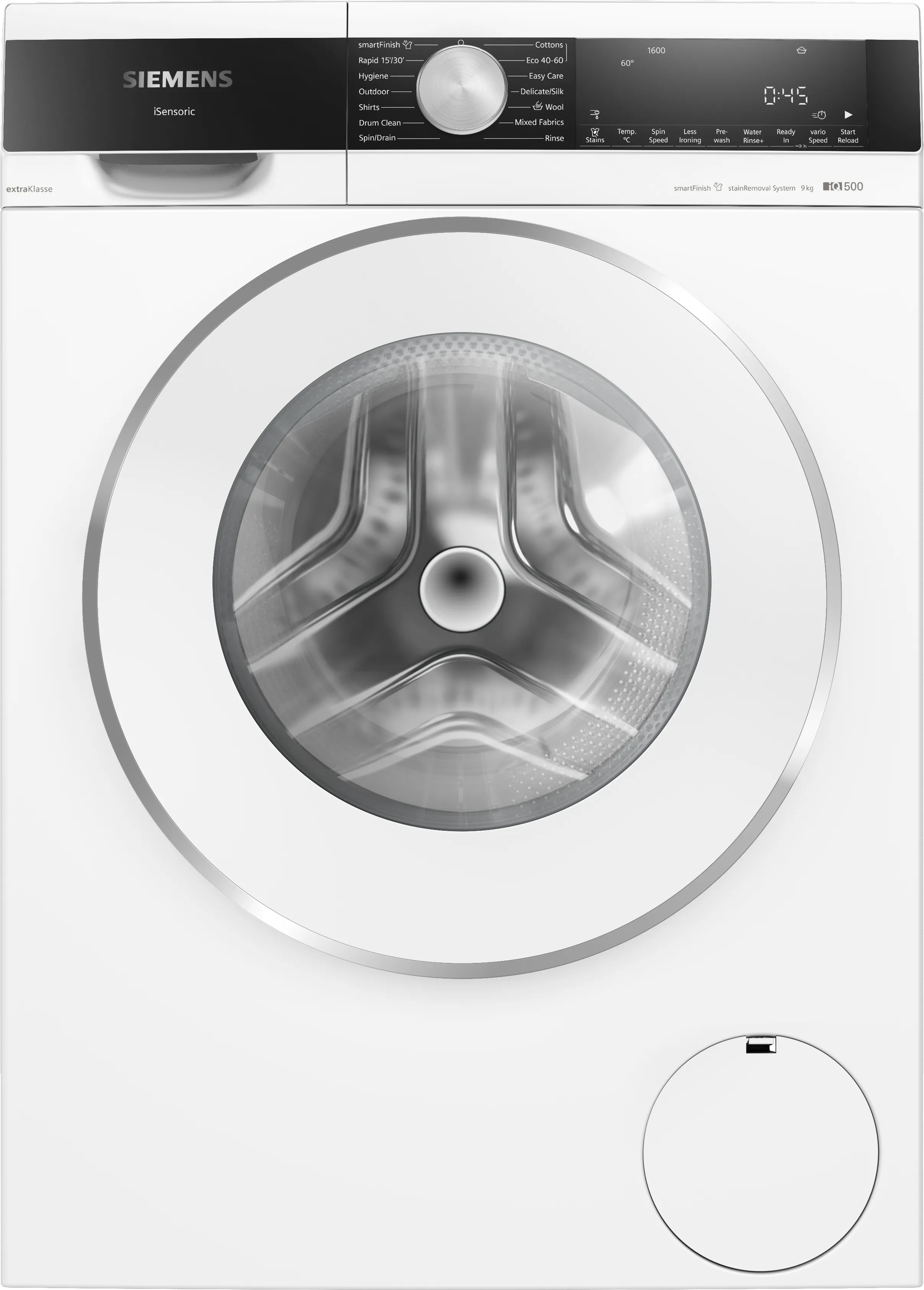 iQ500 Washing machine, front loader 9 kg 1600 rpm 