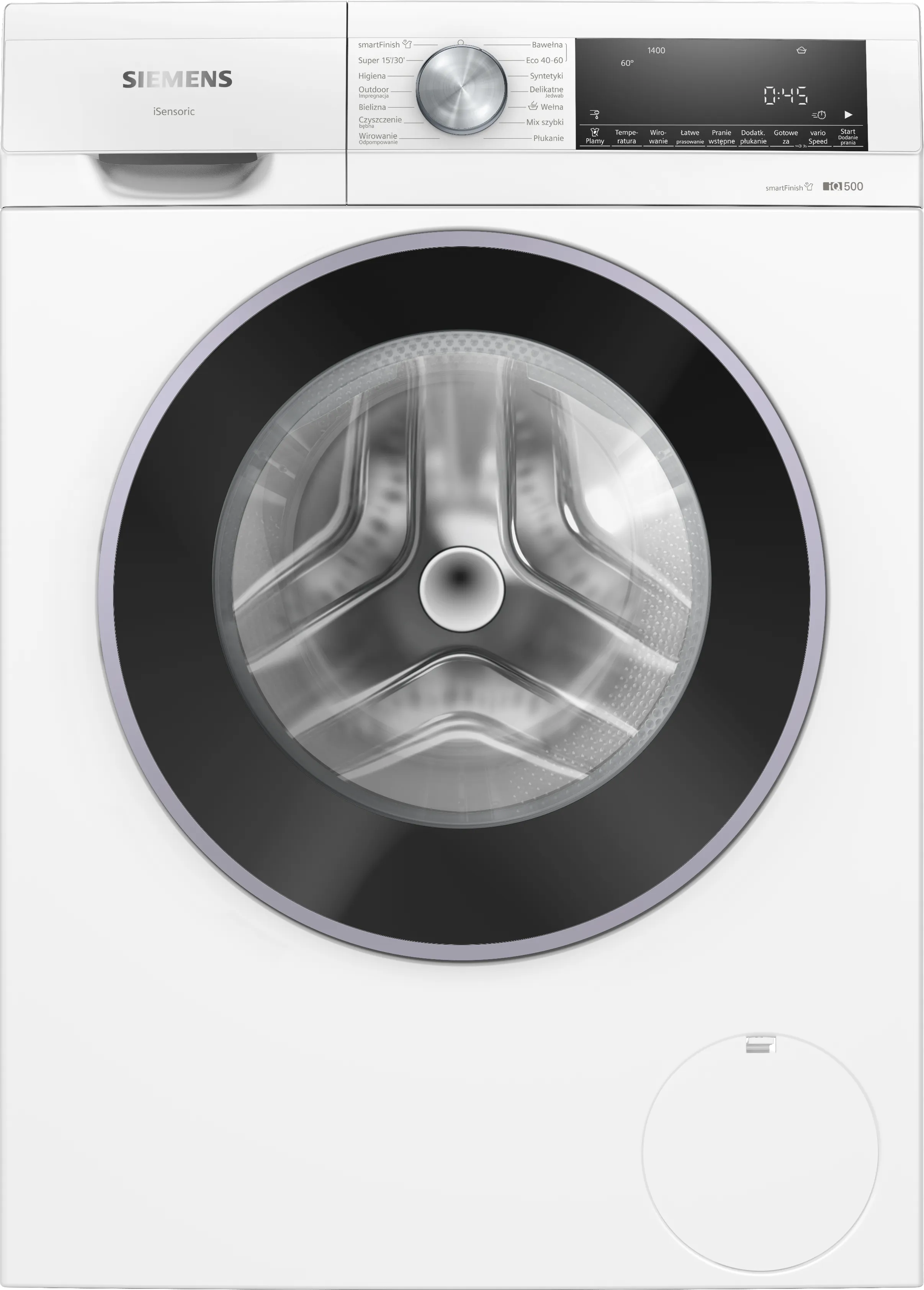 iQ500 Pralka otwierana od frontu 10 kg 1400 obr./min, Biały