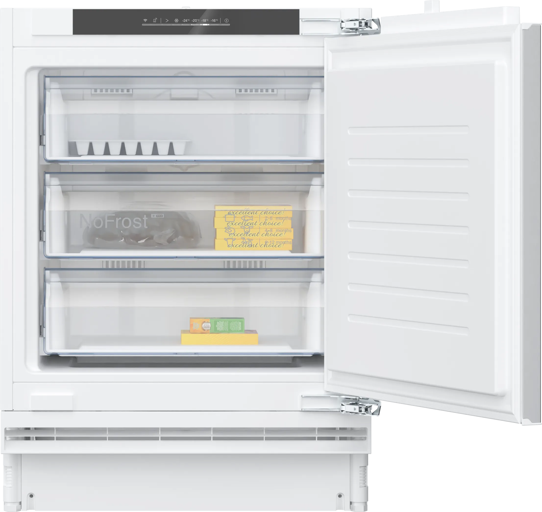 N 50 built-in freezer 82 x 59.8 cm flat hinge 