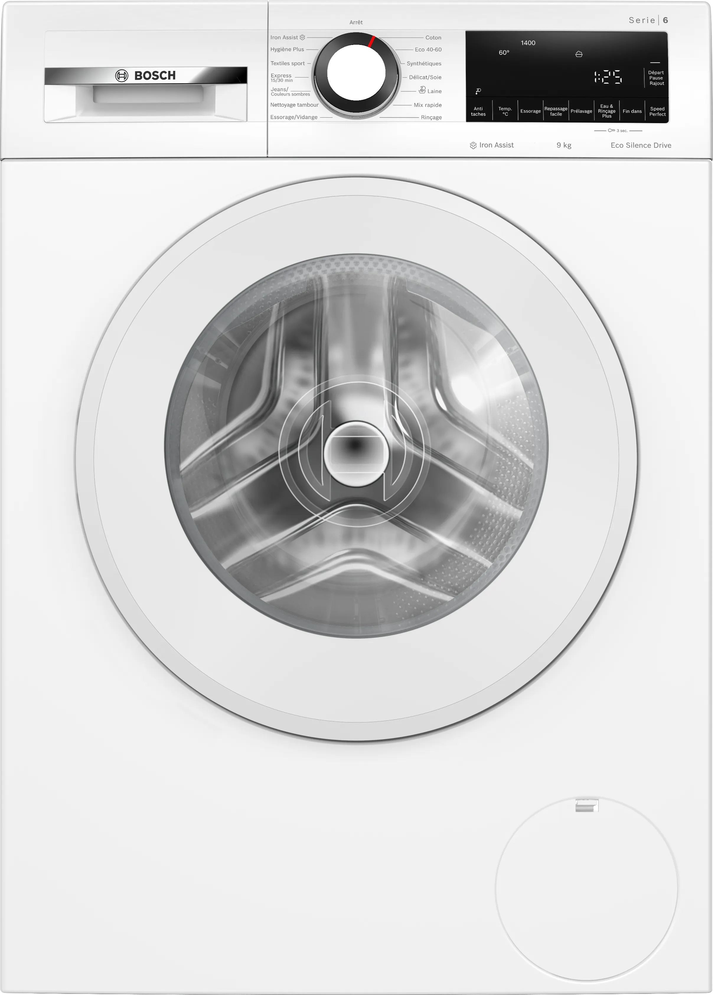 Série 6 Lave-linge front 9 kg 1400 trs/min 