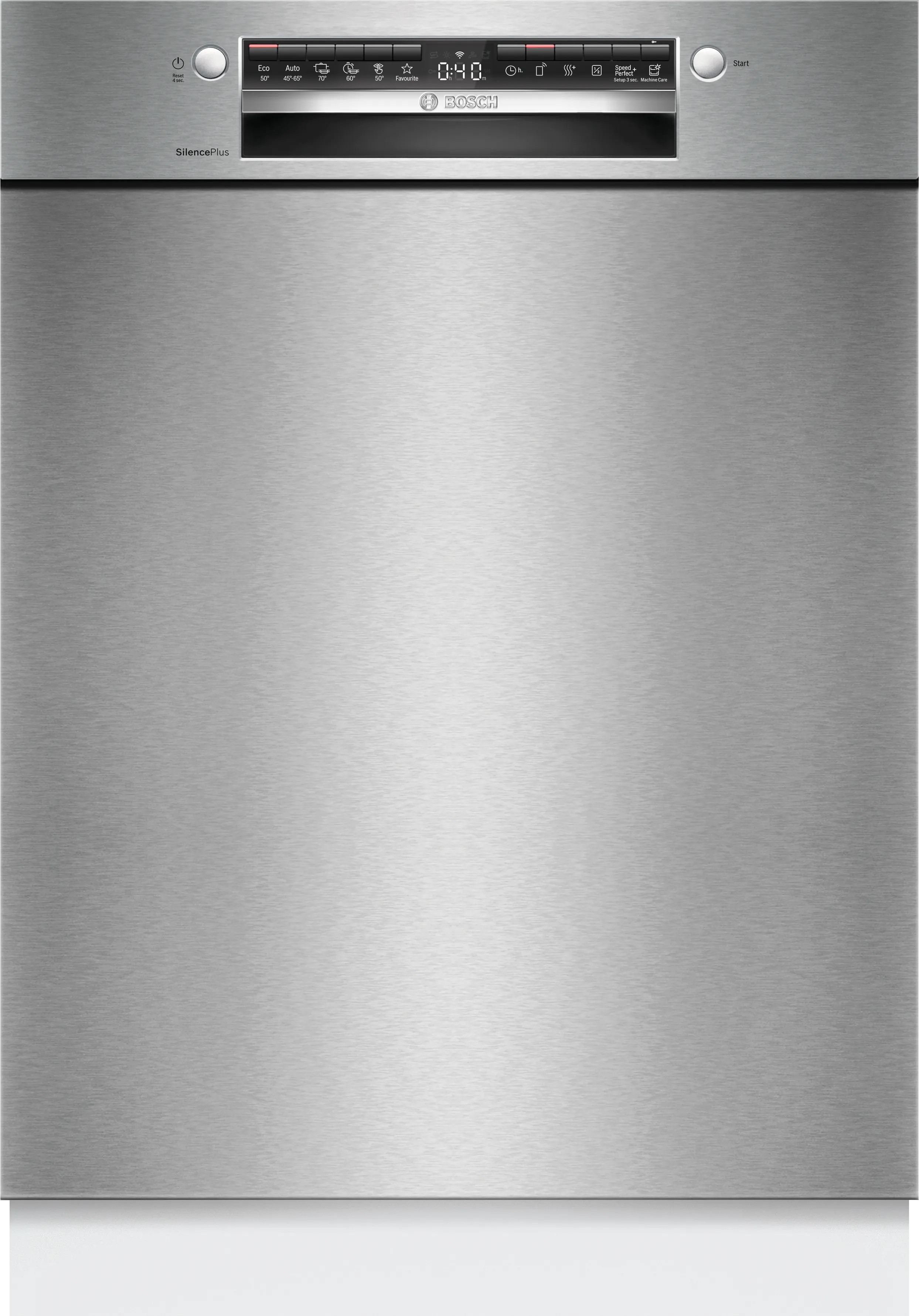 Series 4 built-under dishwasher 60 cm Brushed steel 