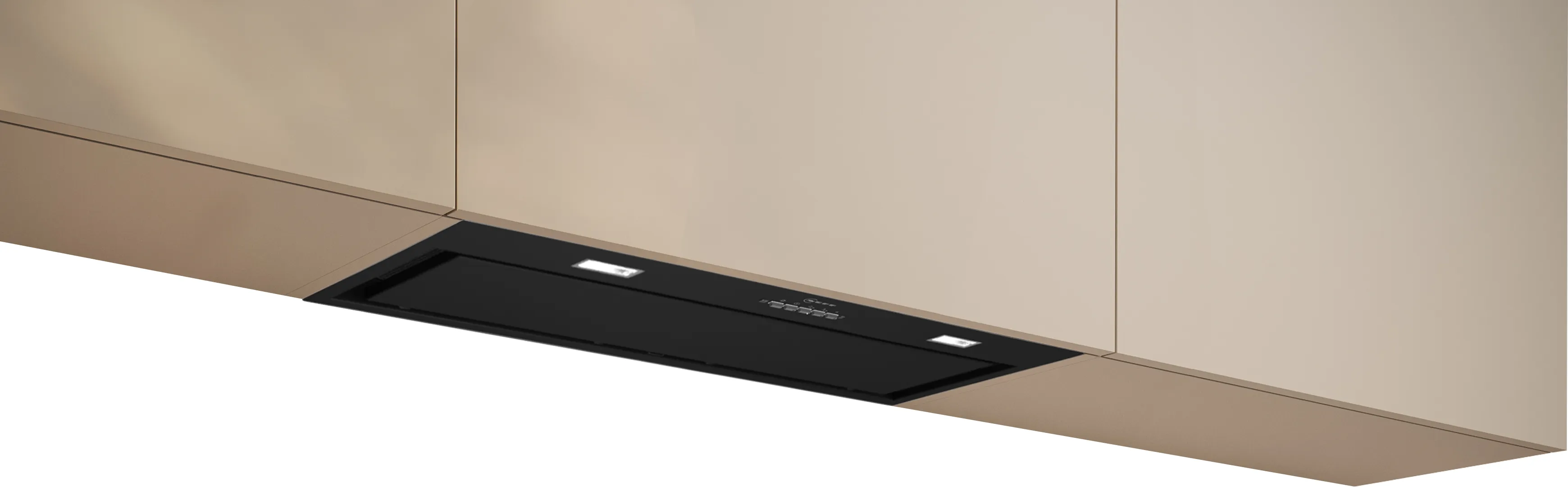 N 90 integrated rangehood 70 cm Black 