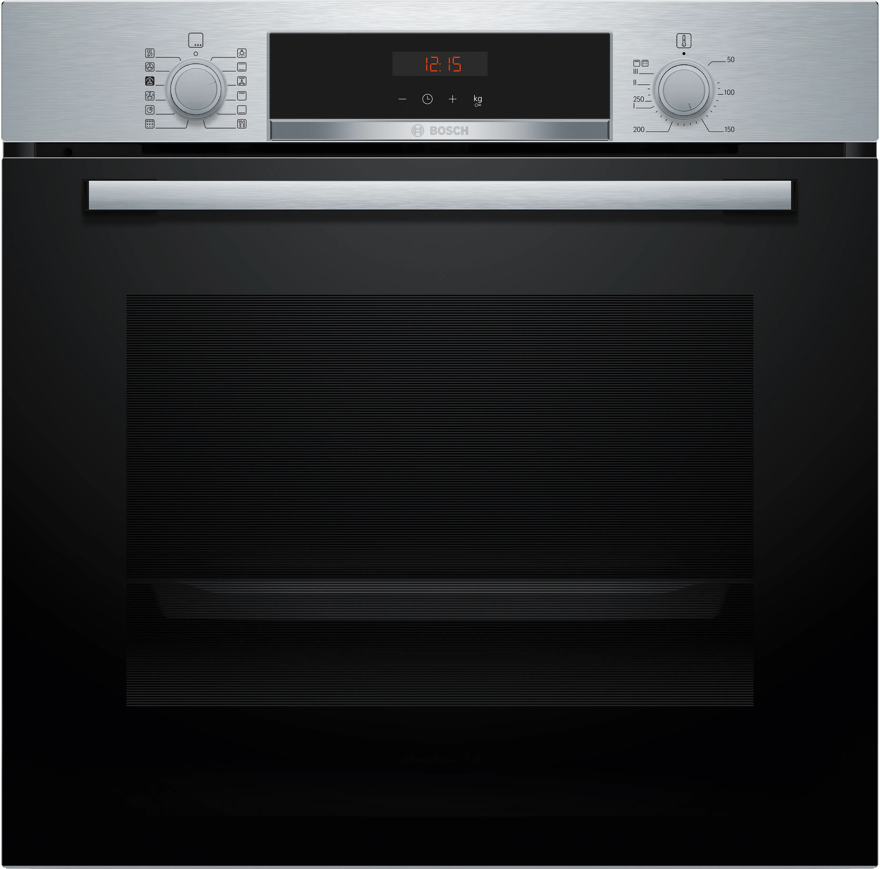 Series 4 Built-in oven with added steam function 60 x 60 cm Stainless steel 