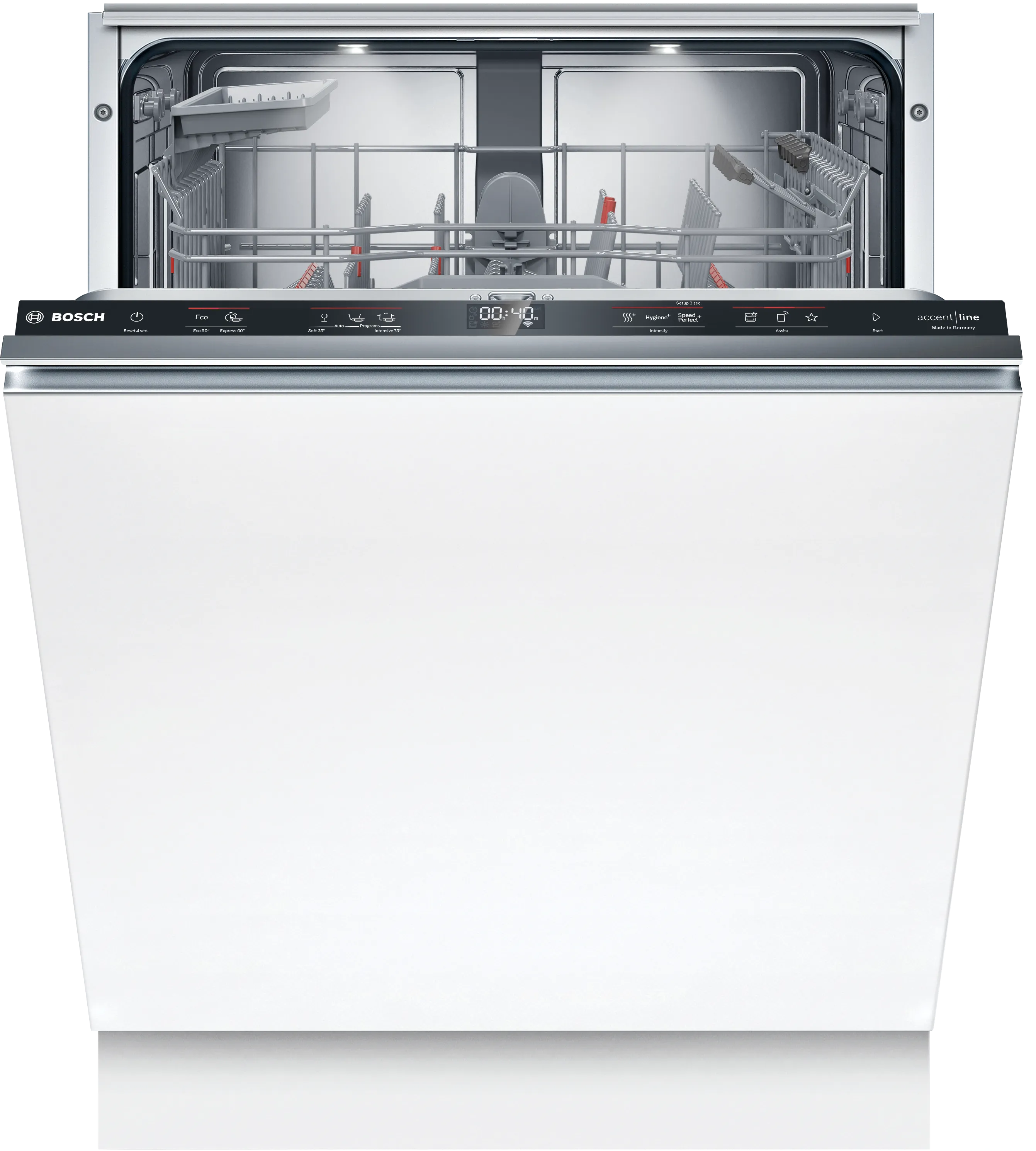 Series 6 fully-integrated dishwasher 60 cm XXL, Variable hinge for special installation situations 