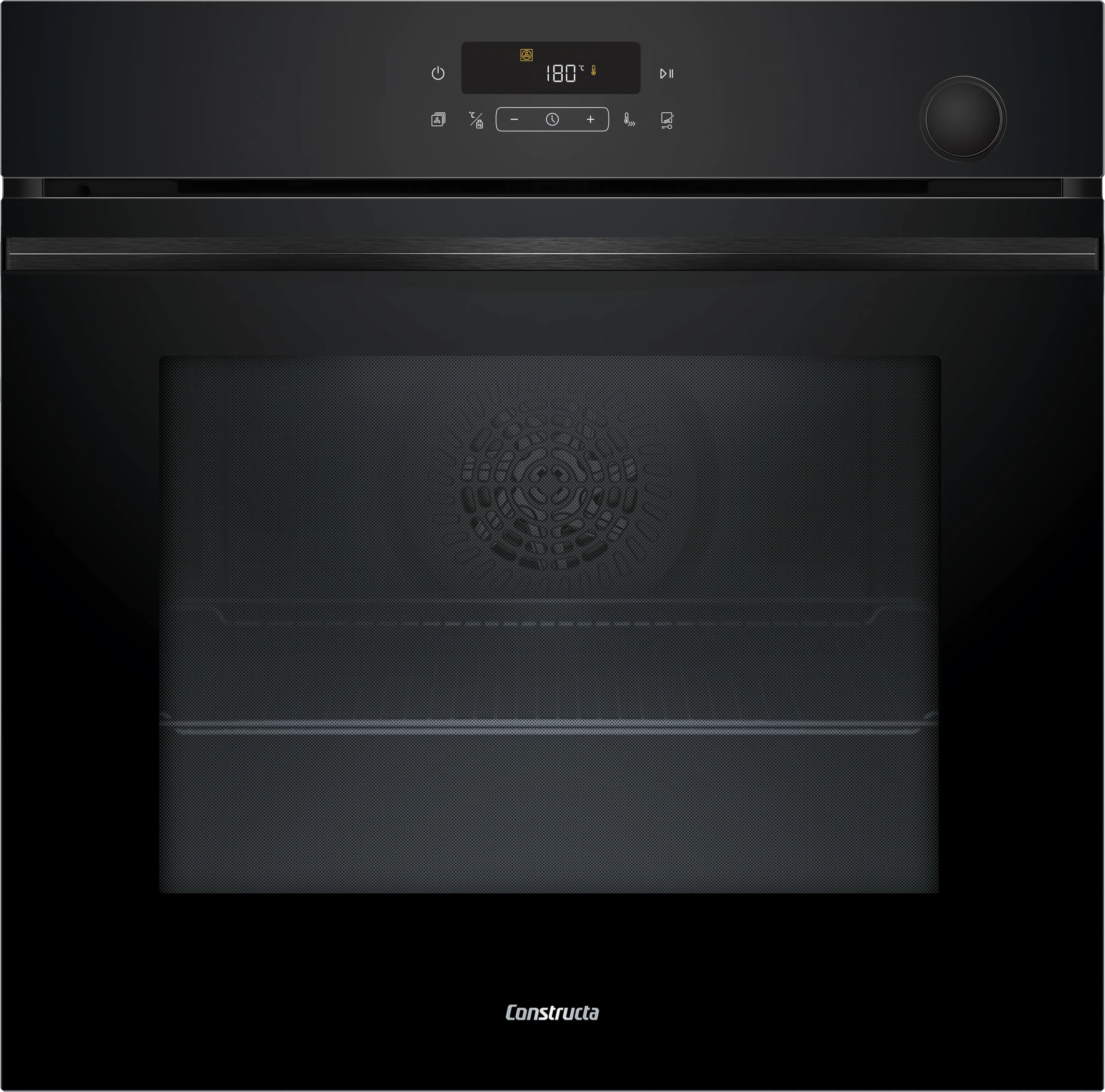 Einbau-Backofen mit Dampfunterstützung 60 x 60 cm Schwarz