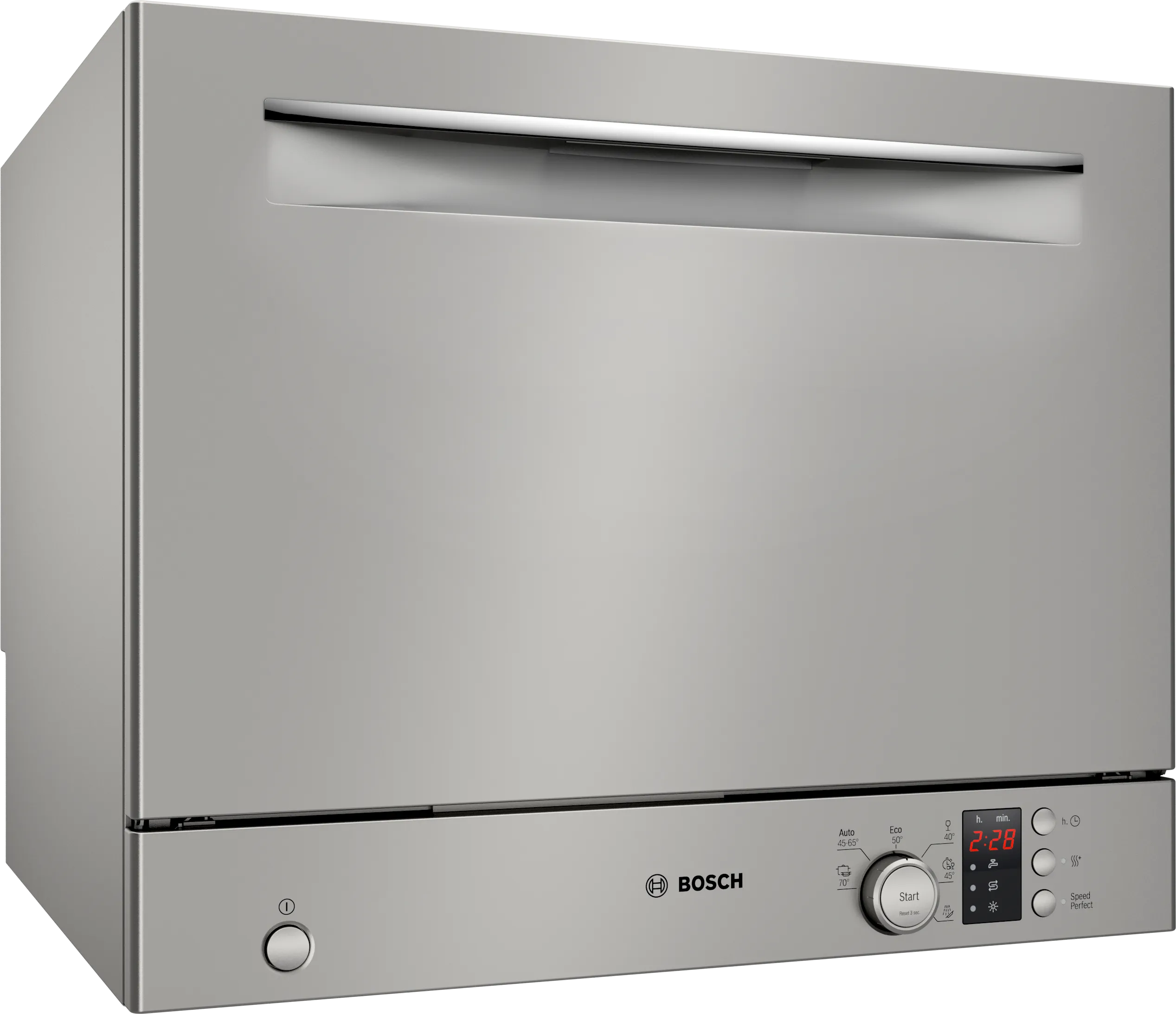 Series 2 free-standing compact dishwasher 55 cm Silver 