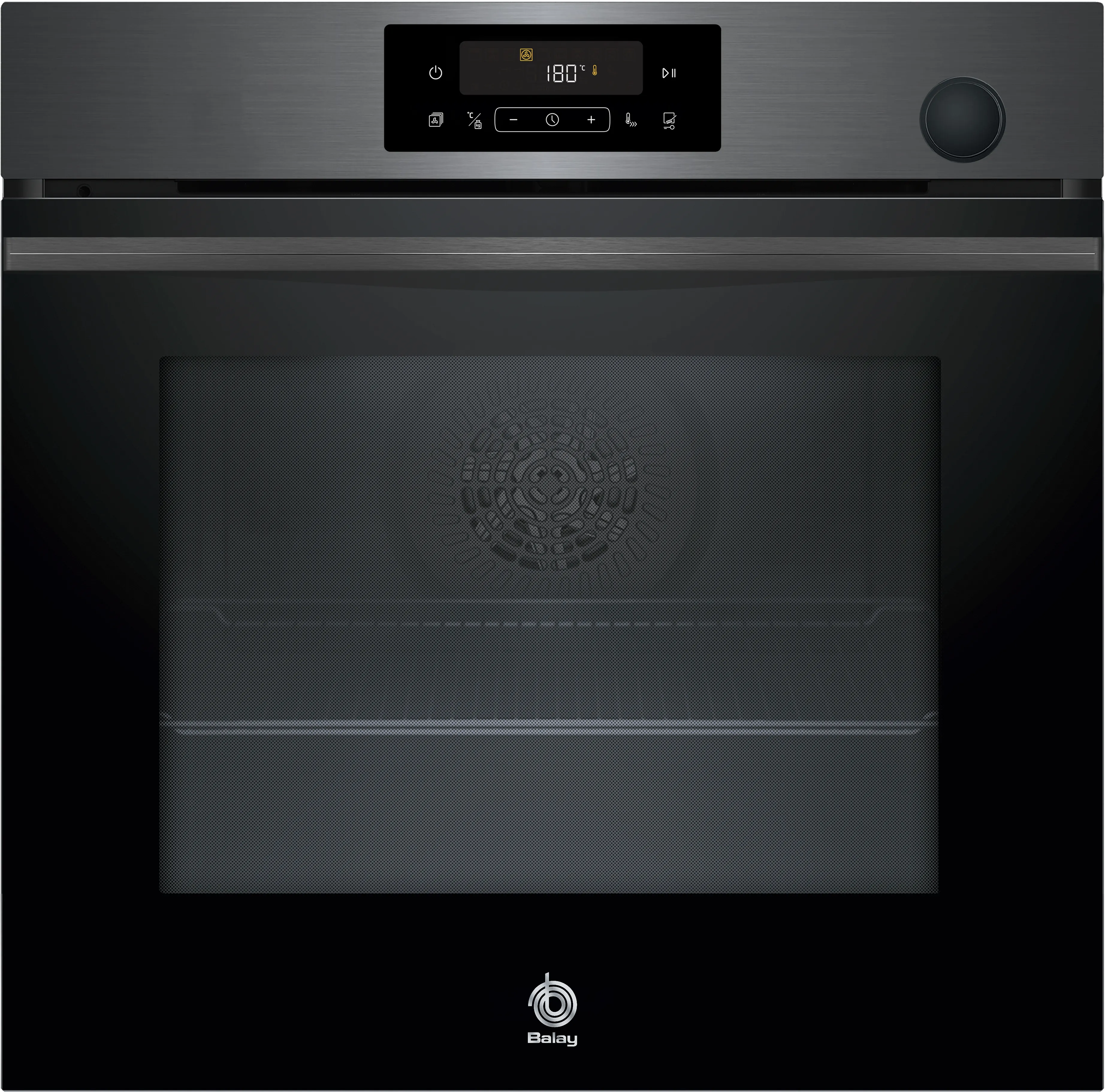 Horno con vapor 60 x 60 cm Grafito