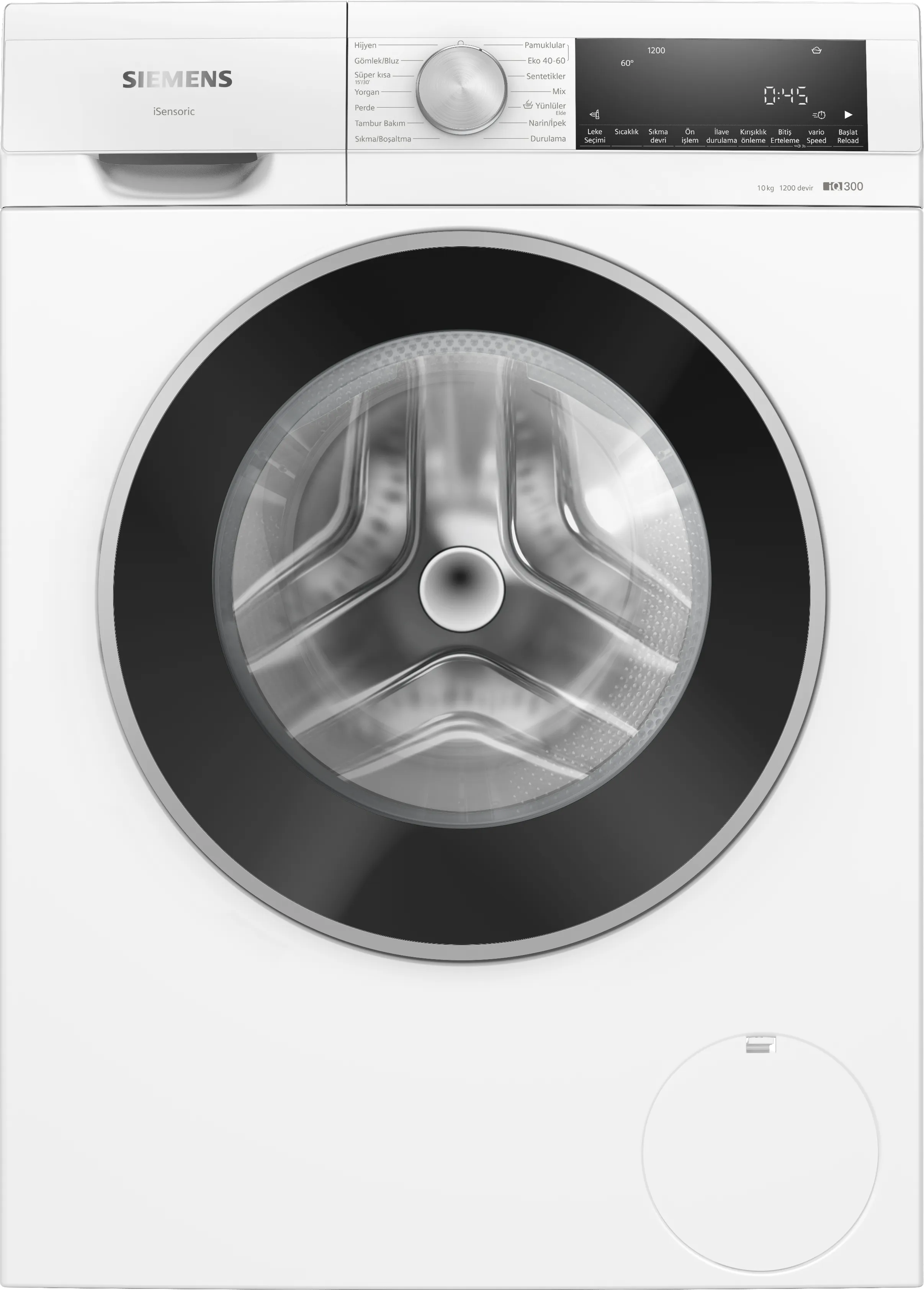 iQ300 Çamaşır Makinesi 10 kg 1200 dev./dak., Beyaz 