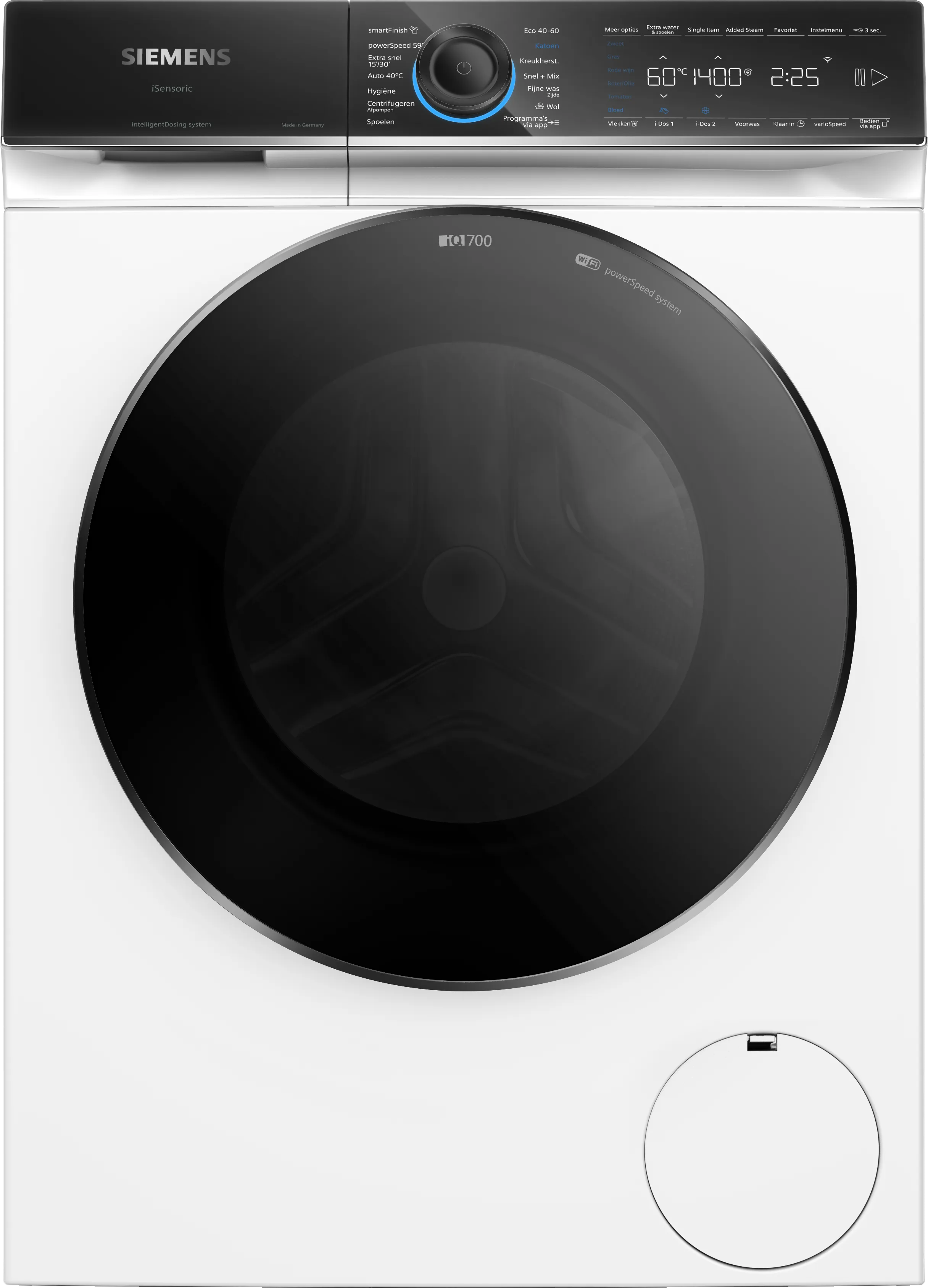 iQ700 Wasmachine, voorlader 9 kg 1400 rpm, Wit 