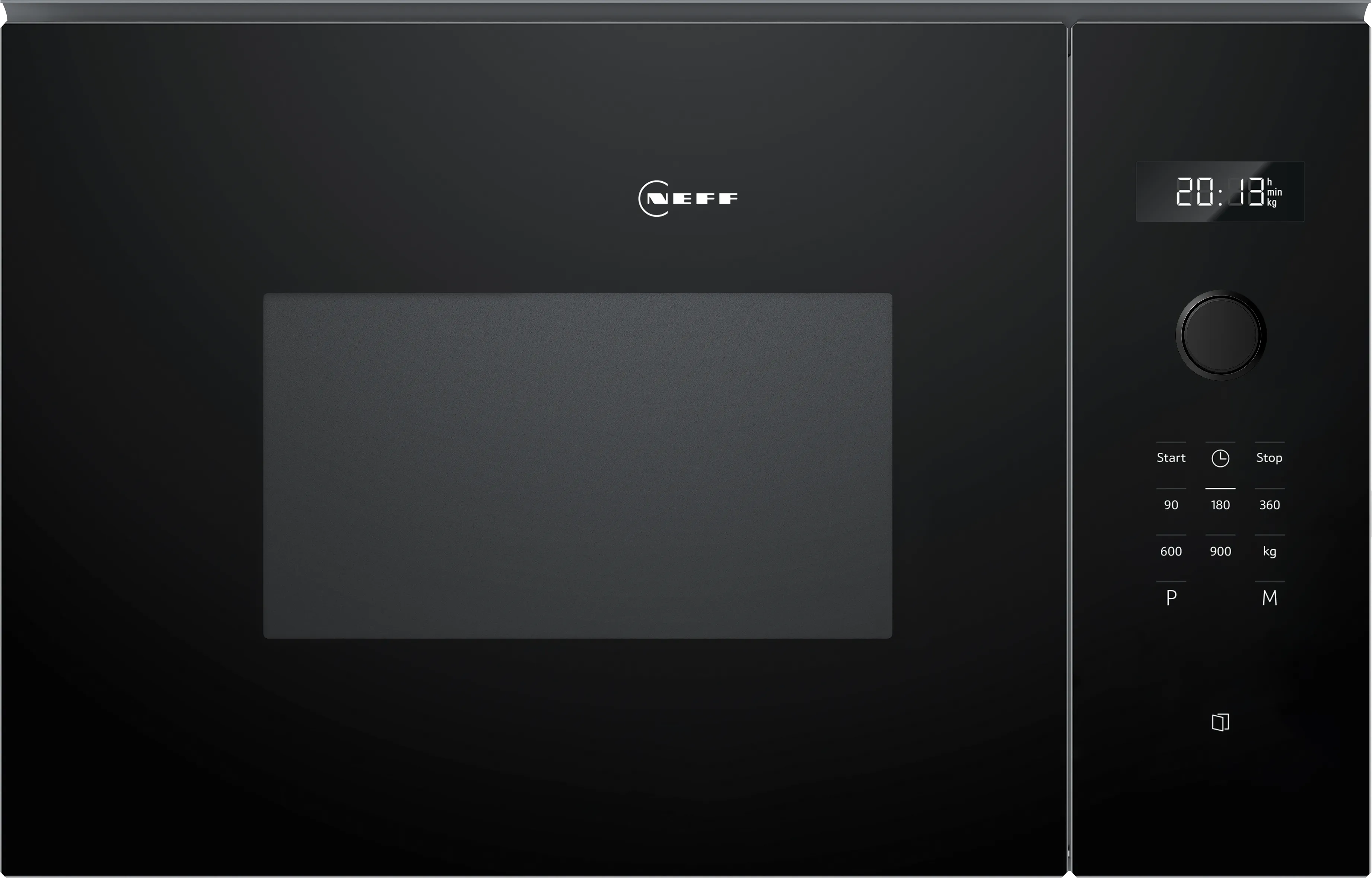 N 50 Einbau Mikrowelle 59 x 38 cm Schwarz 