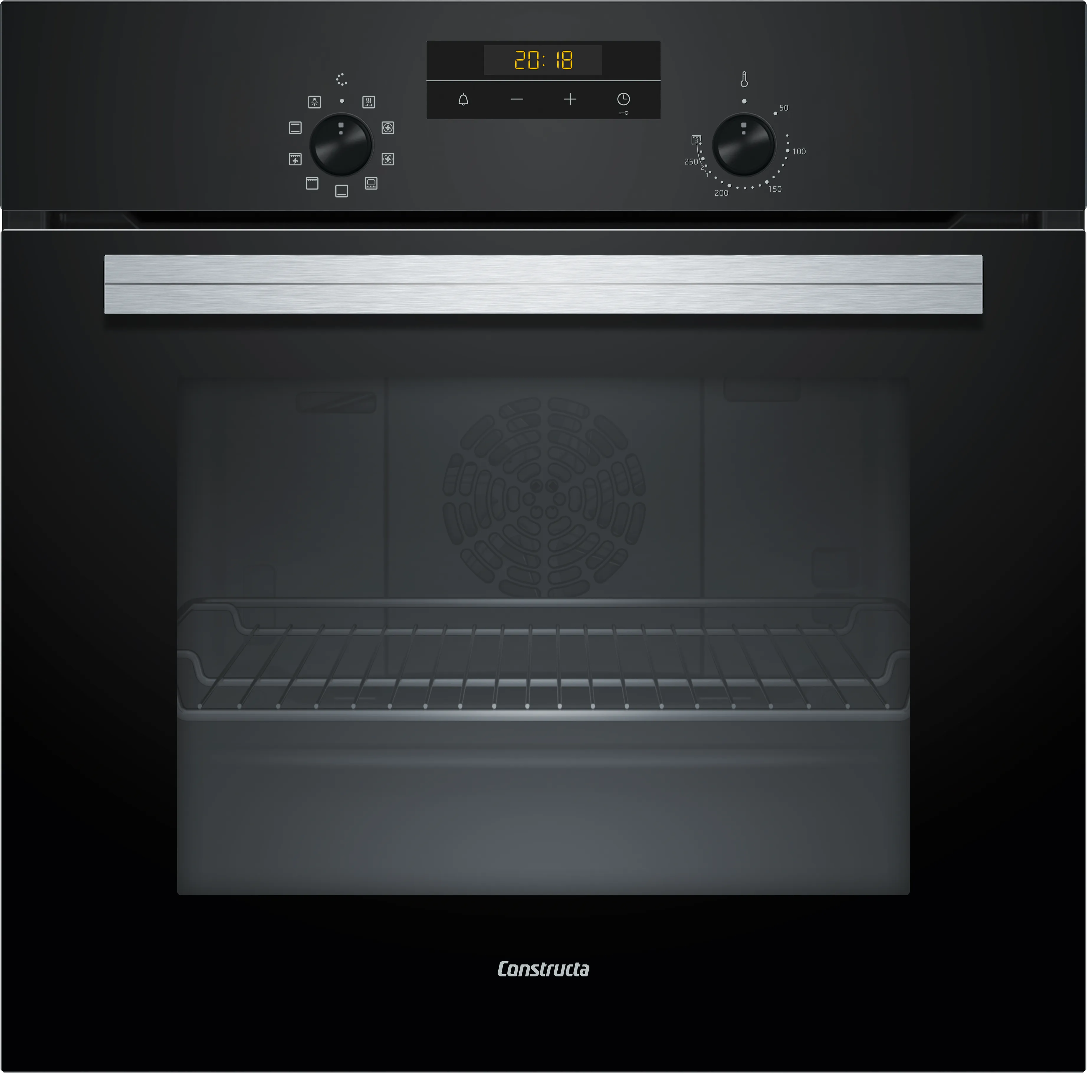 Einbau-Backofen 60 x 60 cm Schwarz