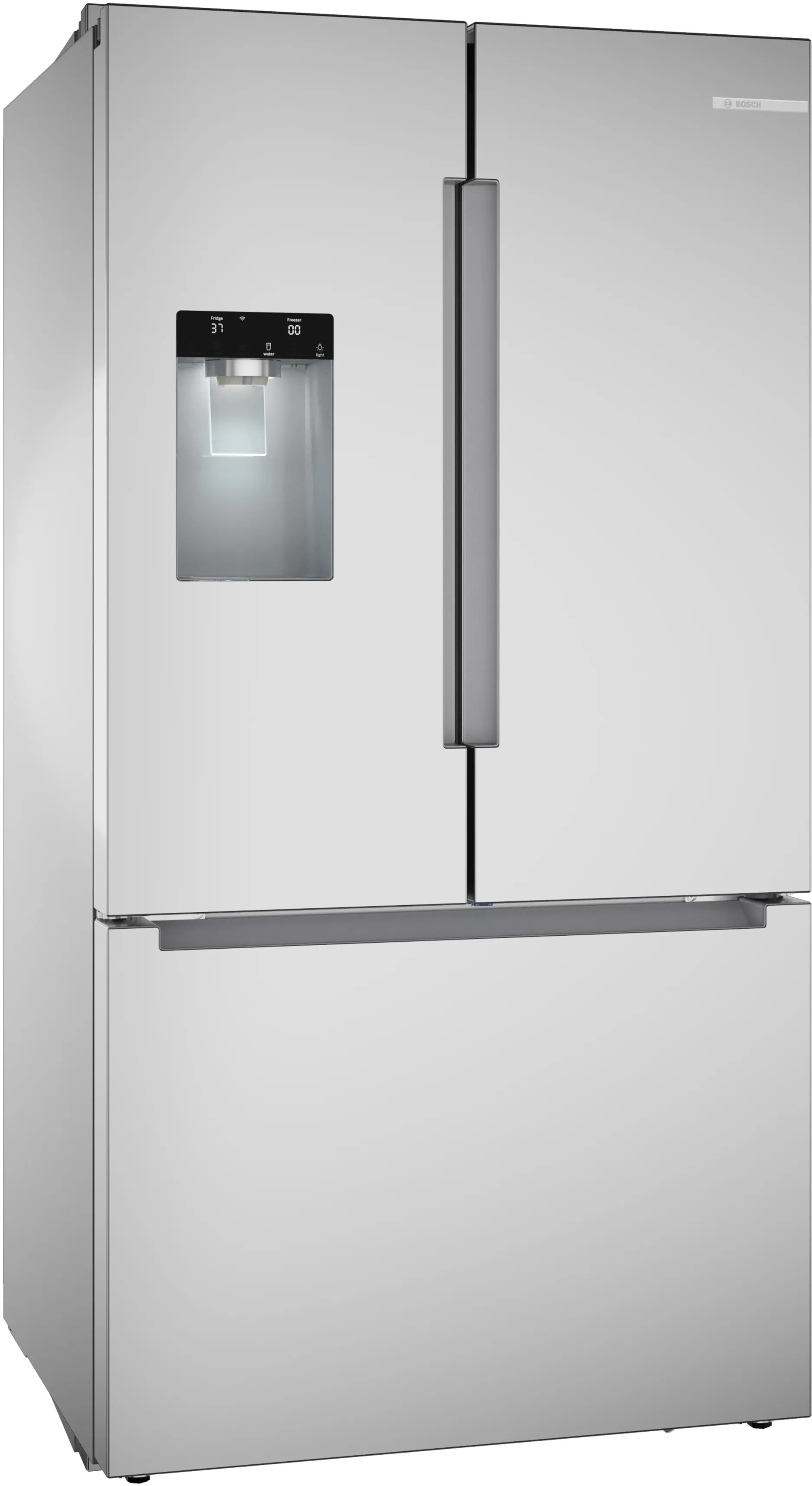 100 Series French Door Bottom Mount Refrigerator 36'' Stainless steel (with anti-fingerprint) 