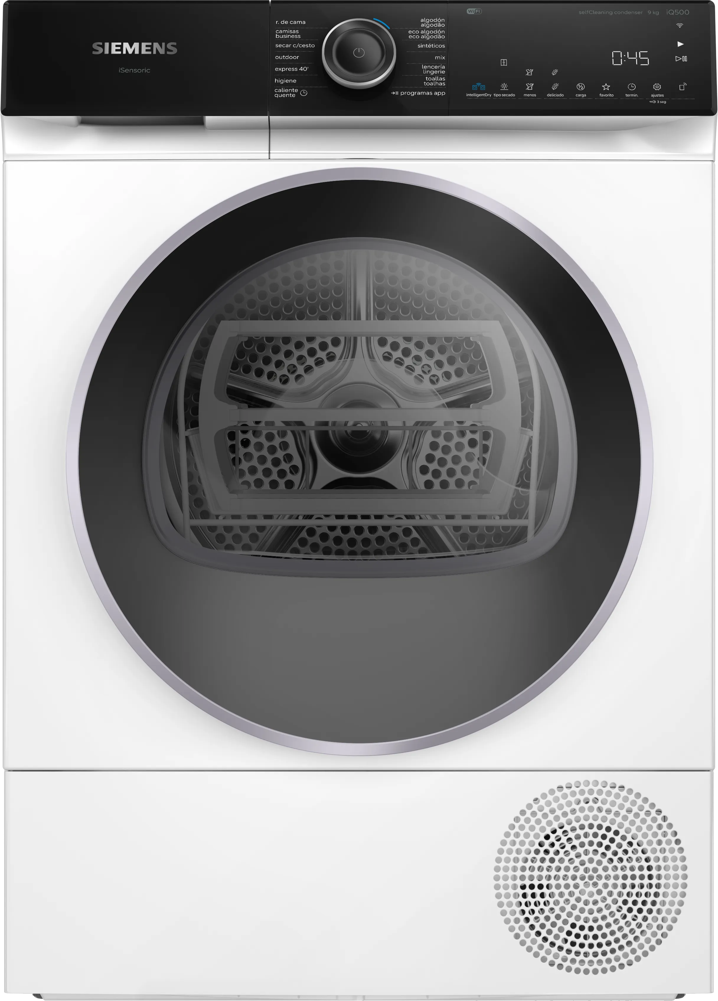 iQ500 Máquina de Secar Roupa, Bomba de Calor 9 kg Branco 