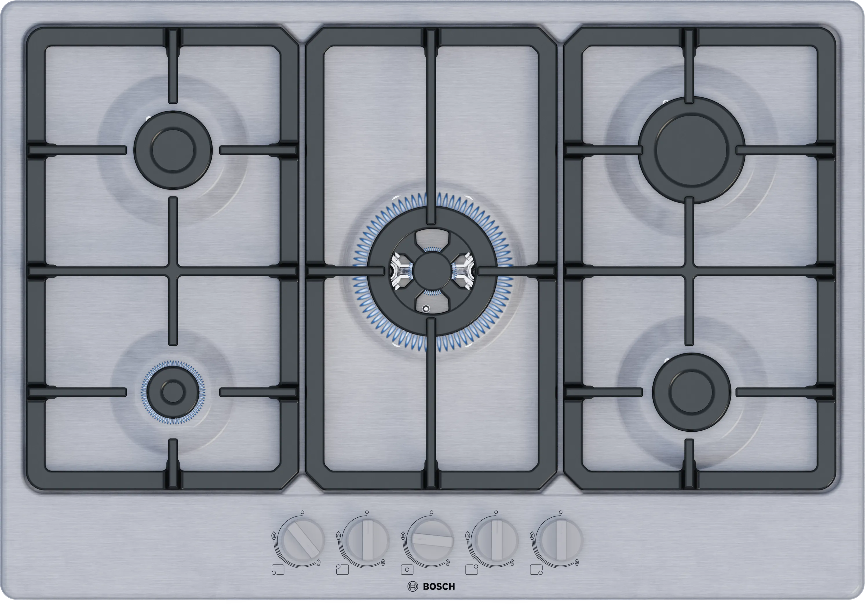 Series 4 Gas hob 75 cm Stainless steel 