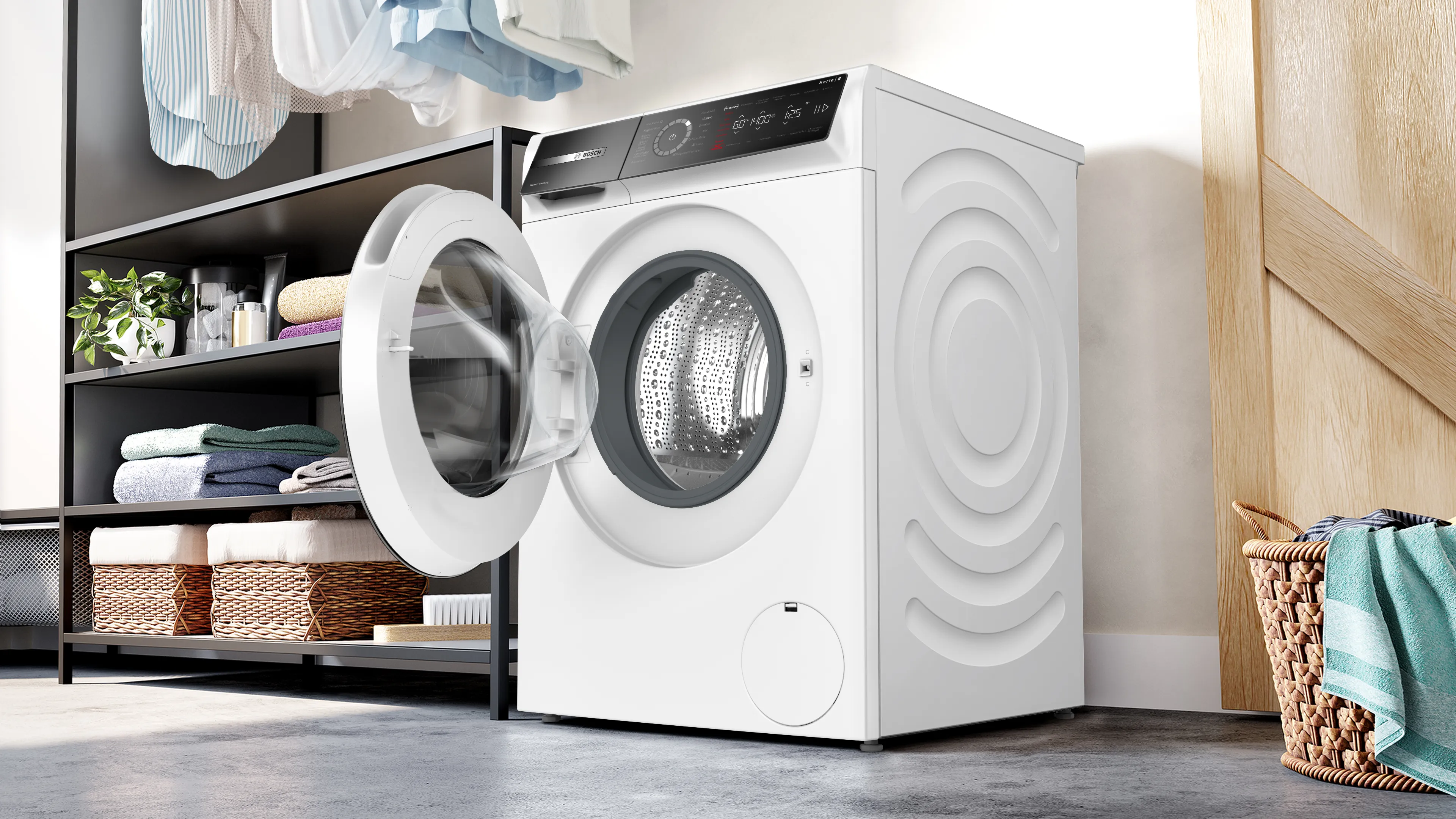 Midea Lavatrice Carico Frontale 8 Kg 1400 Rpm - Ultra Slim, 15 Programmi, Funzione Vapore, Installazione Inclusa - 4