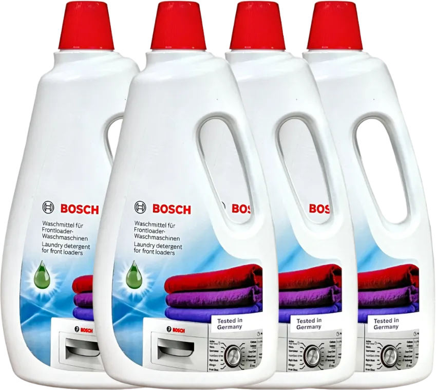 Bosch Liquid Detergent for Front Load Washing Machine – 1L (Pack of 4)