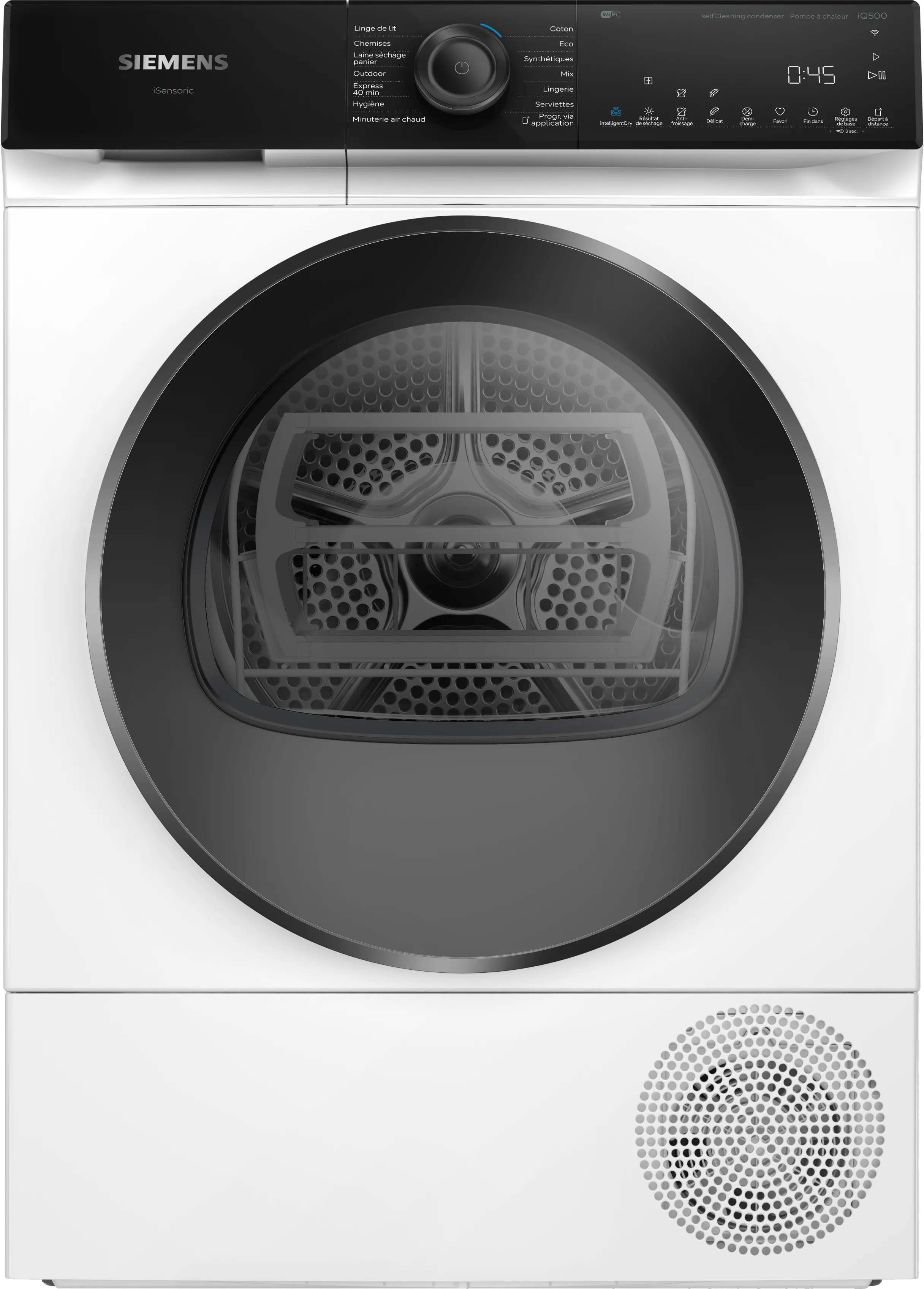 iQ500 Sèche-linge pompe à chaleur 9 kg Blanc