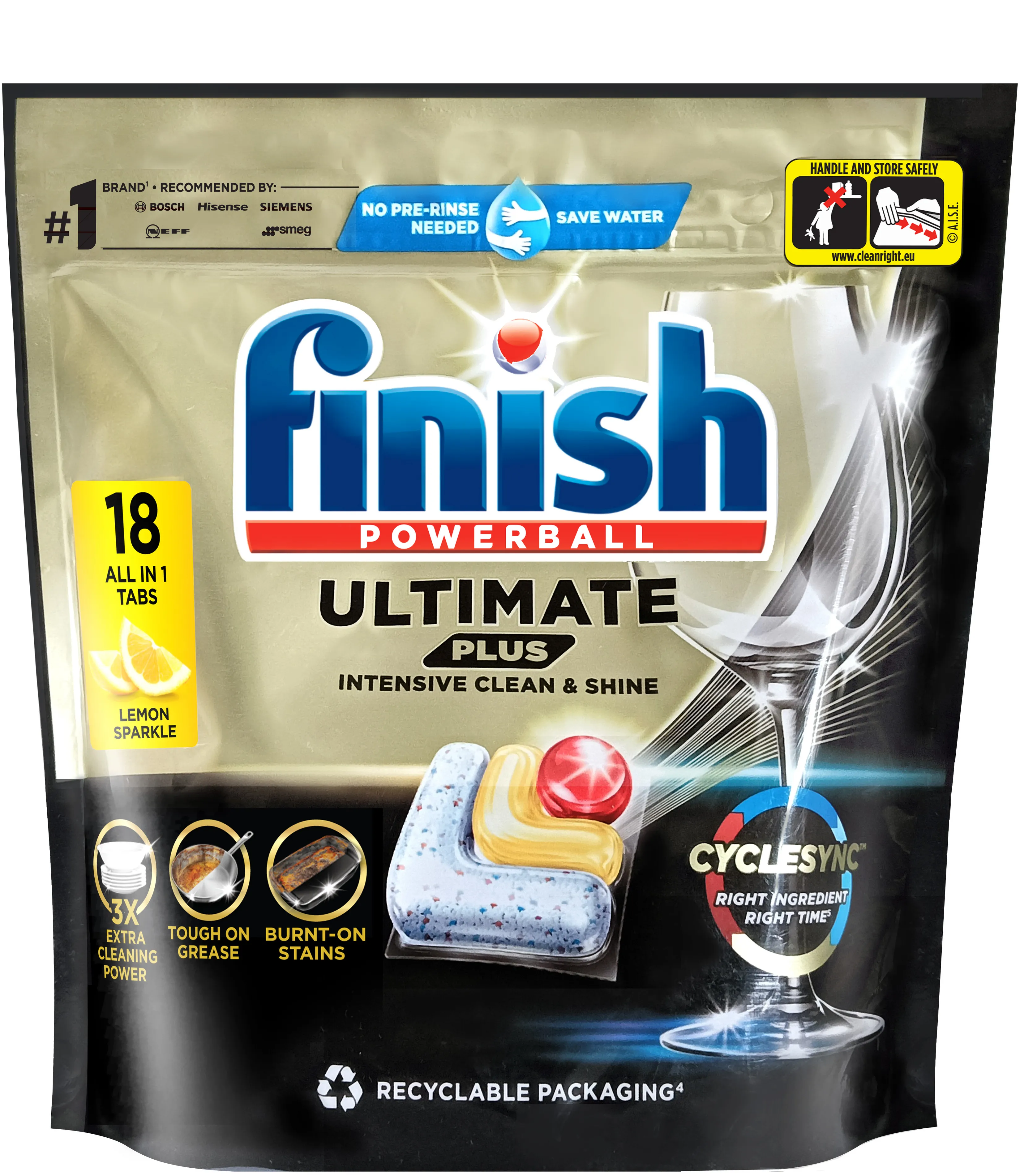 Finish Ultimate Plus 18 Tabs. 