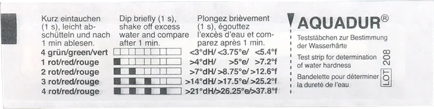  Hard Water Test Strip 