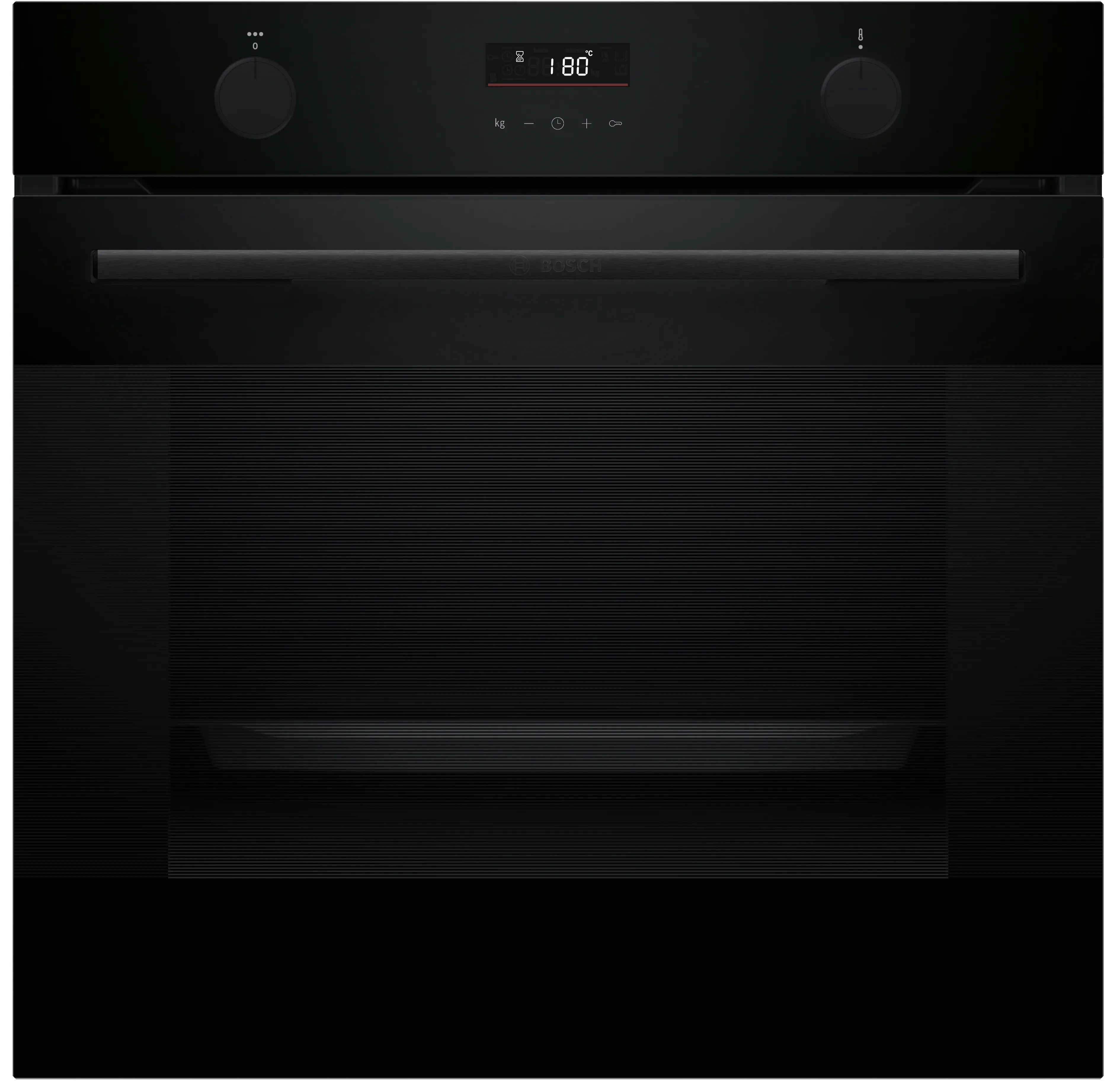 Series 4 Built-in oven with added steam function 60 x 60 cm Black 