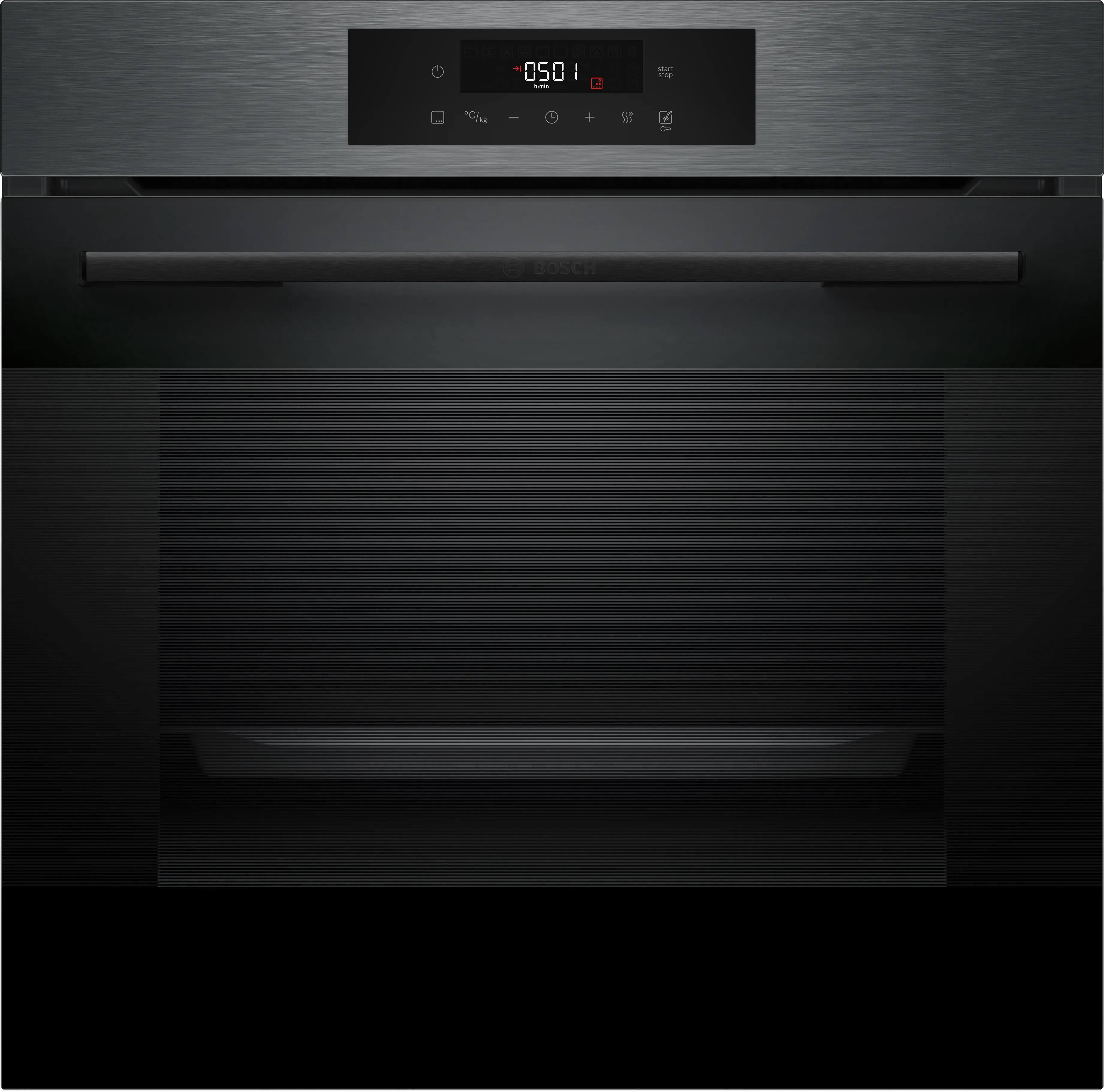 Series 6 Bosch Built-in Oven 60 x 60 cm Black stainless steel 