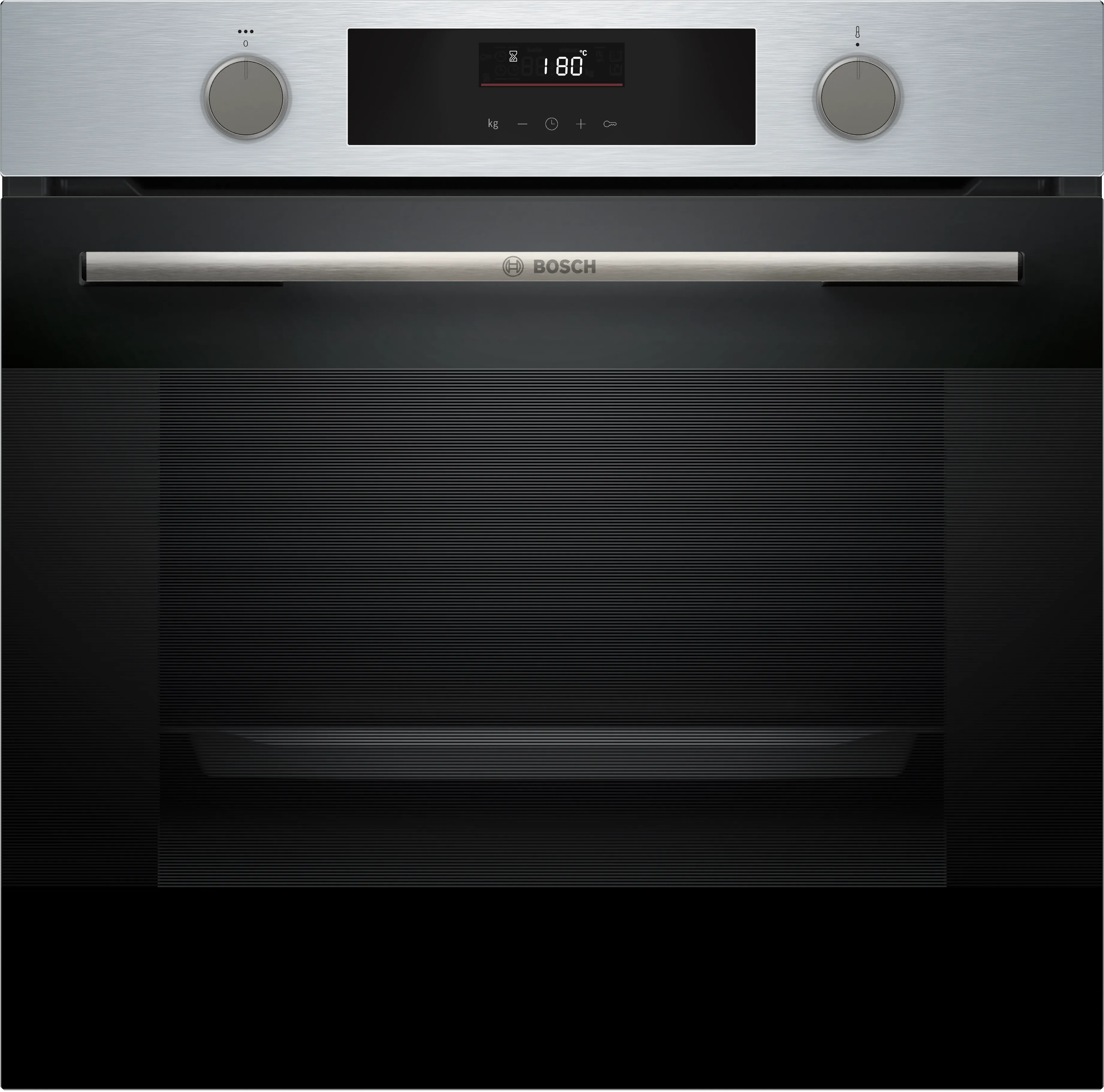 Series 4 Built-in oven with added steam function 60 x 60 cm Stainless steel