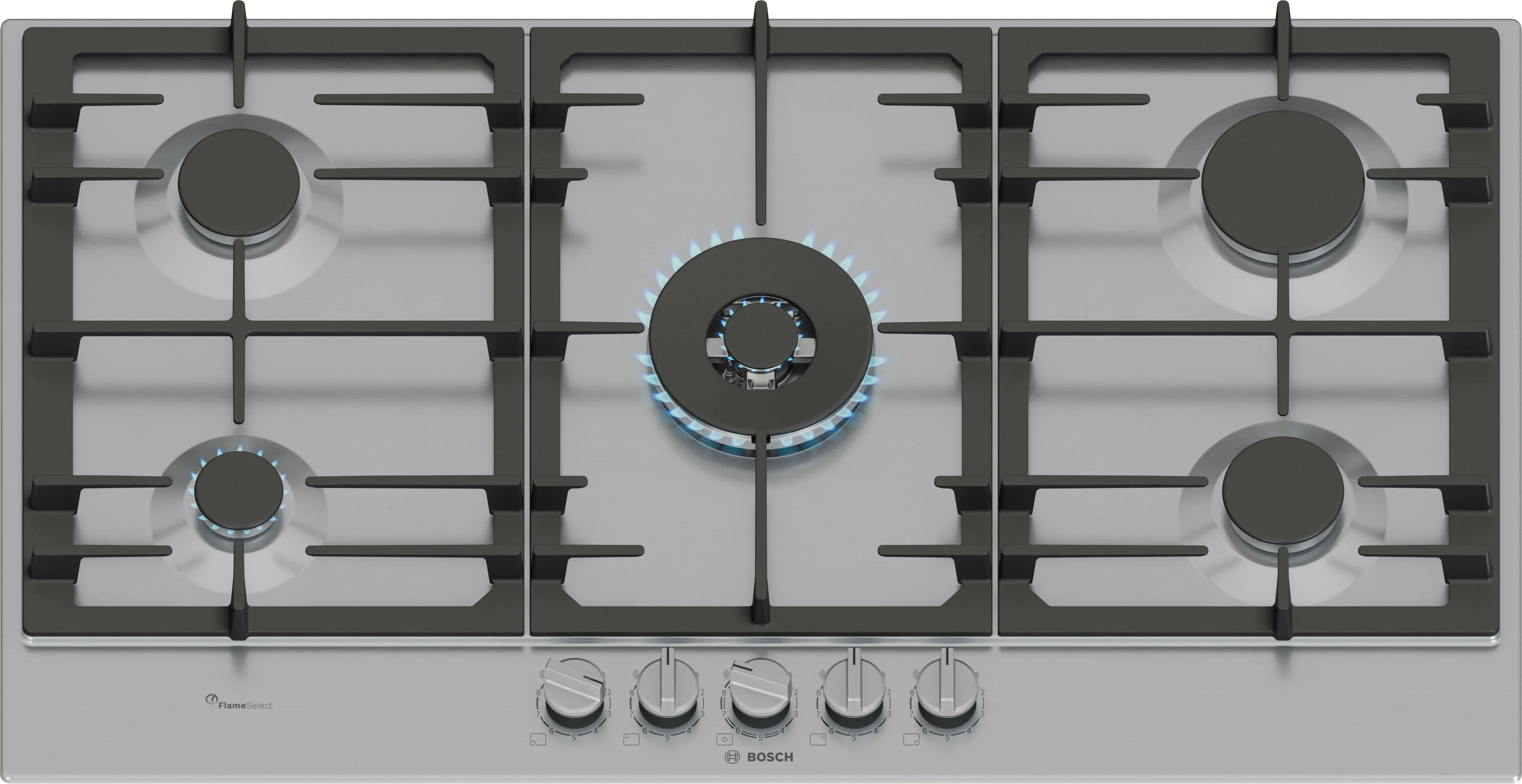 Series 6 Gas Hob 90 cm Stainless steel