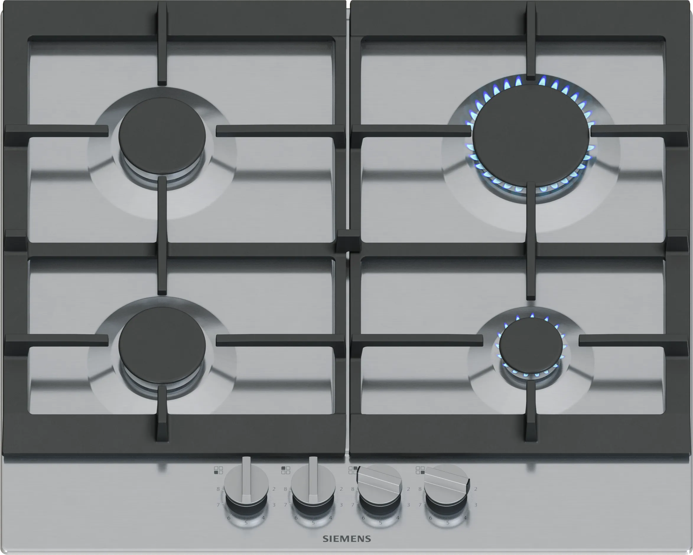 iQ500 Gaskookplaat 60 cm Inox