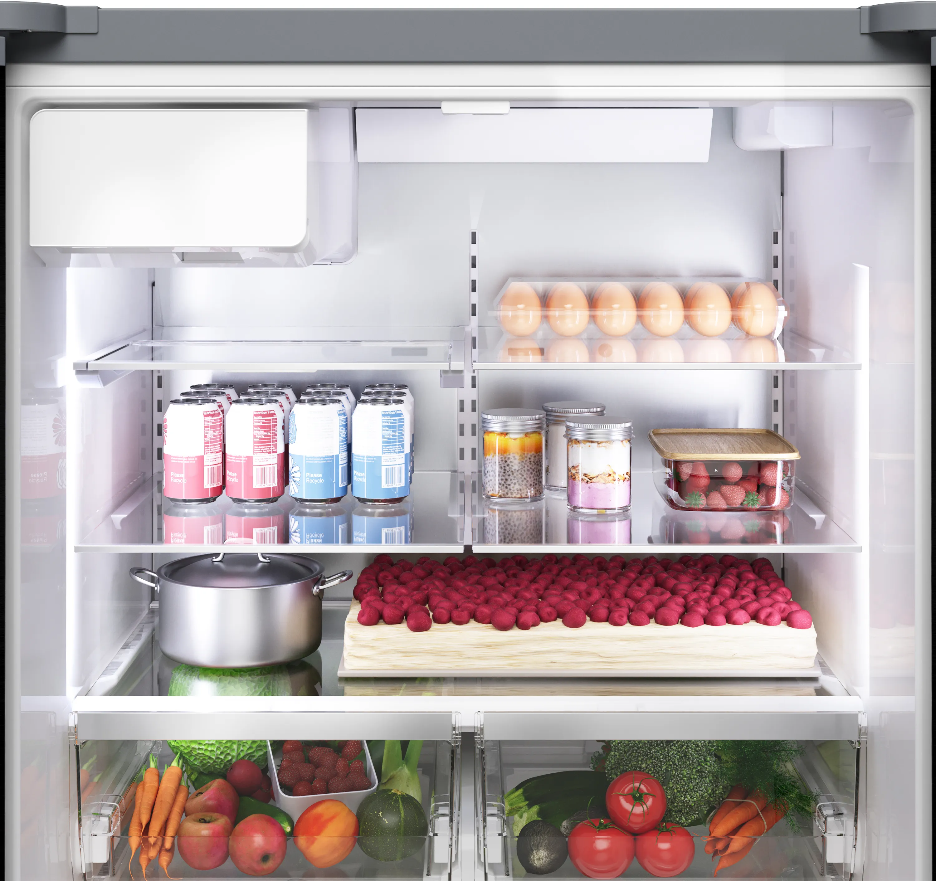 B36FD52SNB French Door Bottom Mount Refrigerator BOSCH US