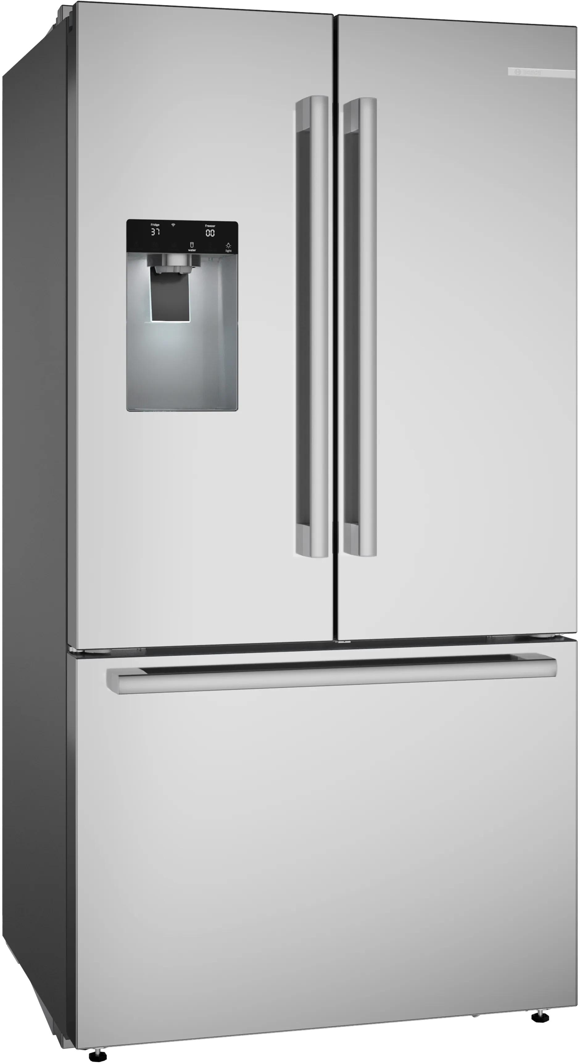 500 Series French Door Bottom Mount Refrigerator 36'' Stainless steel (with anti-fingerprint) 