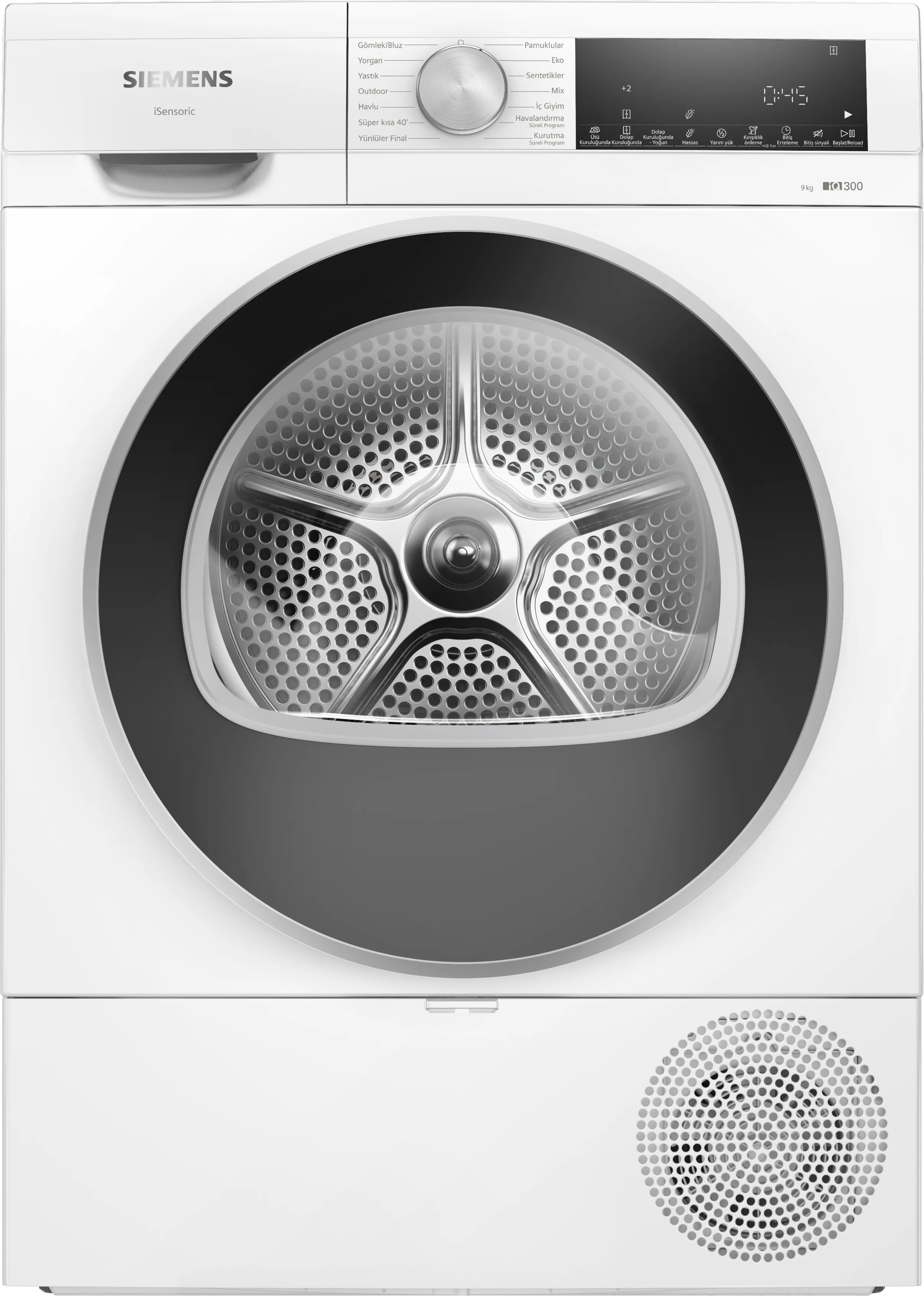 iQ300 Isı Pompalı Kurutma Makinesi 9 kg Beyaz