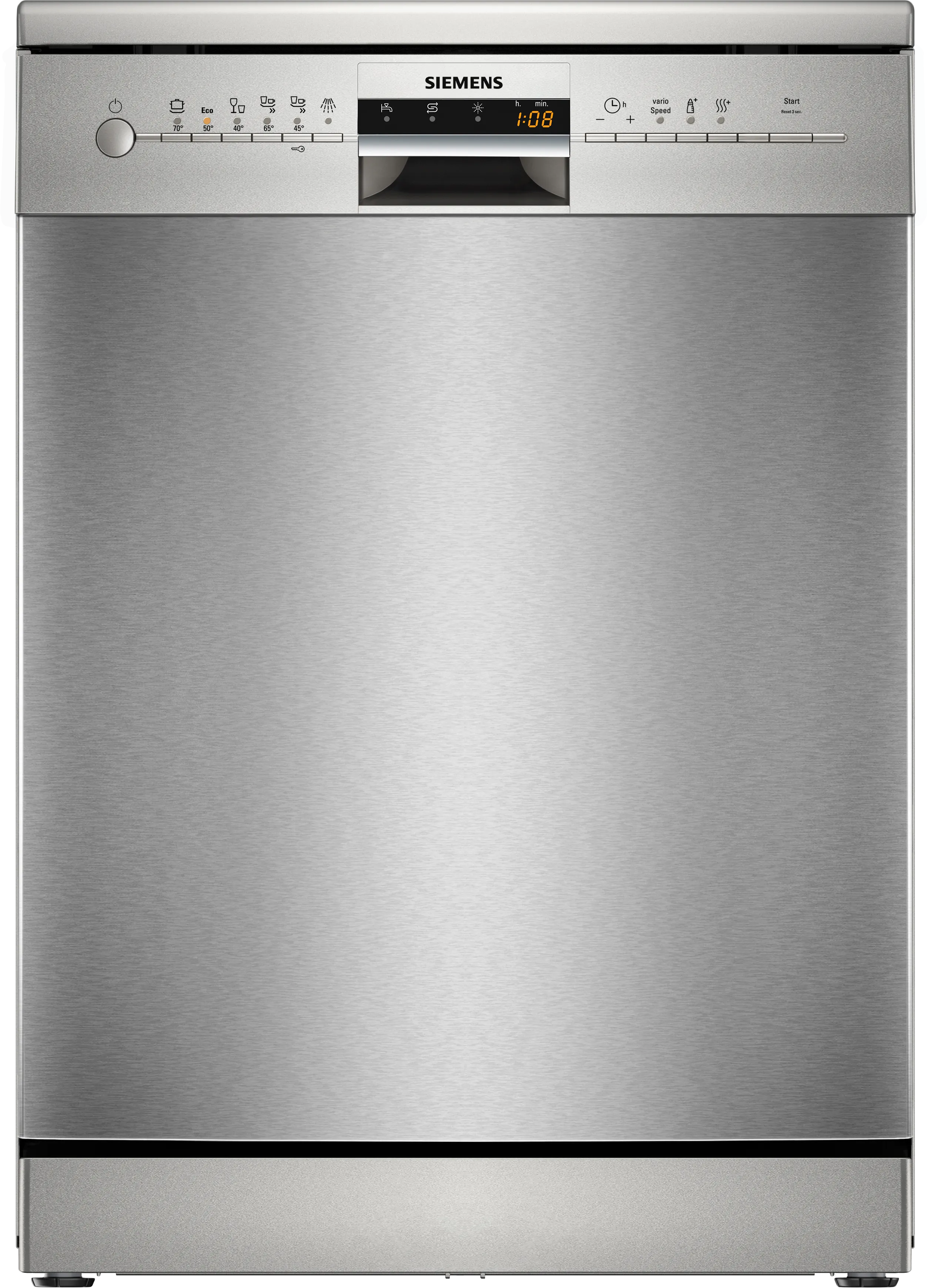 iQ100 free-standing dishwasher 60 cm Brushed steel anti-fingerprint