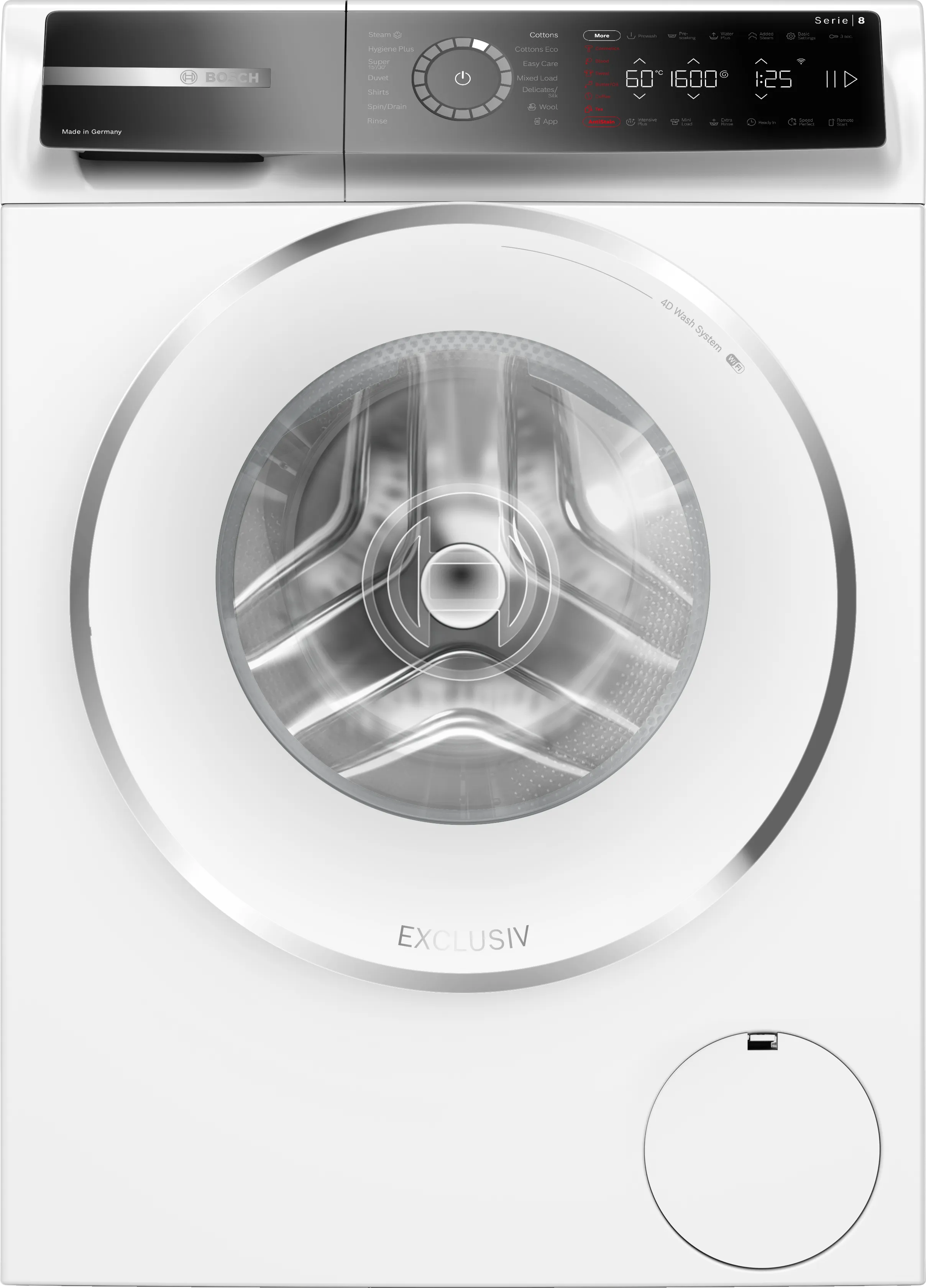 Series 8 washing machine, front loader 10 kg 1600 rpm