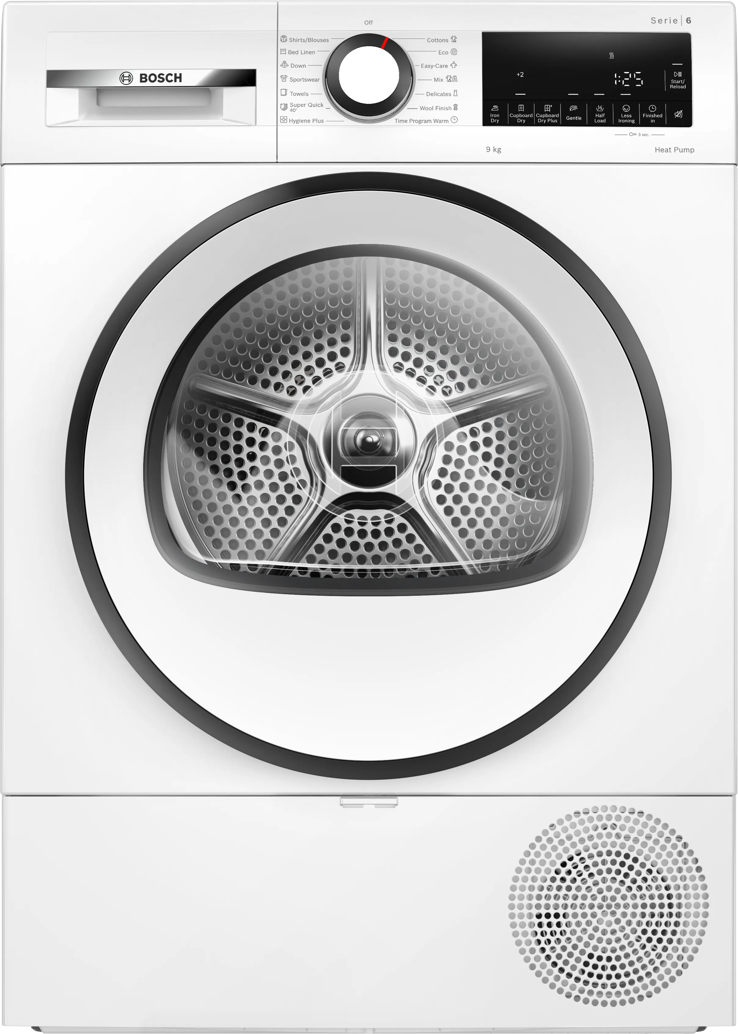 Serie 6 Sušička prádla s tepelným čerpadlem 9 kg