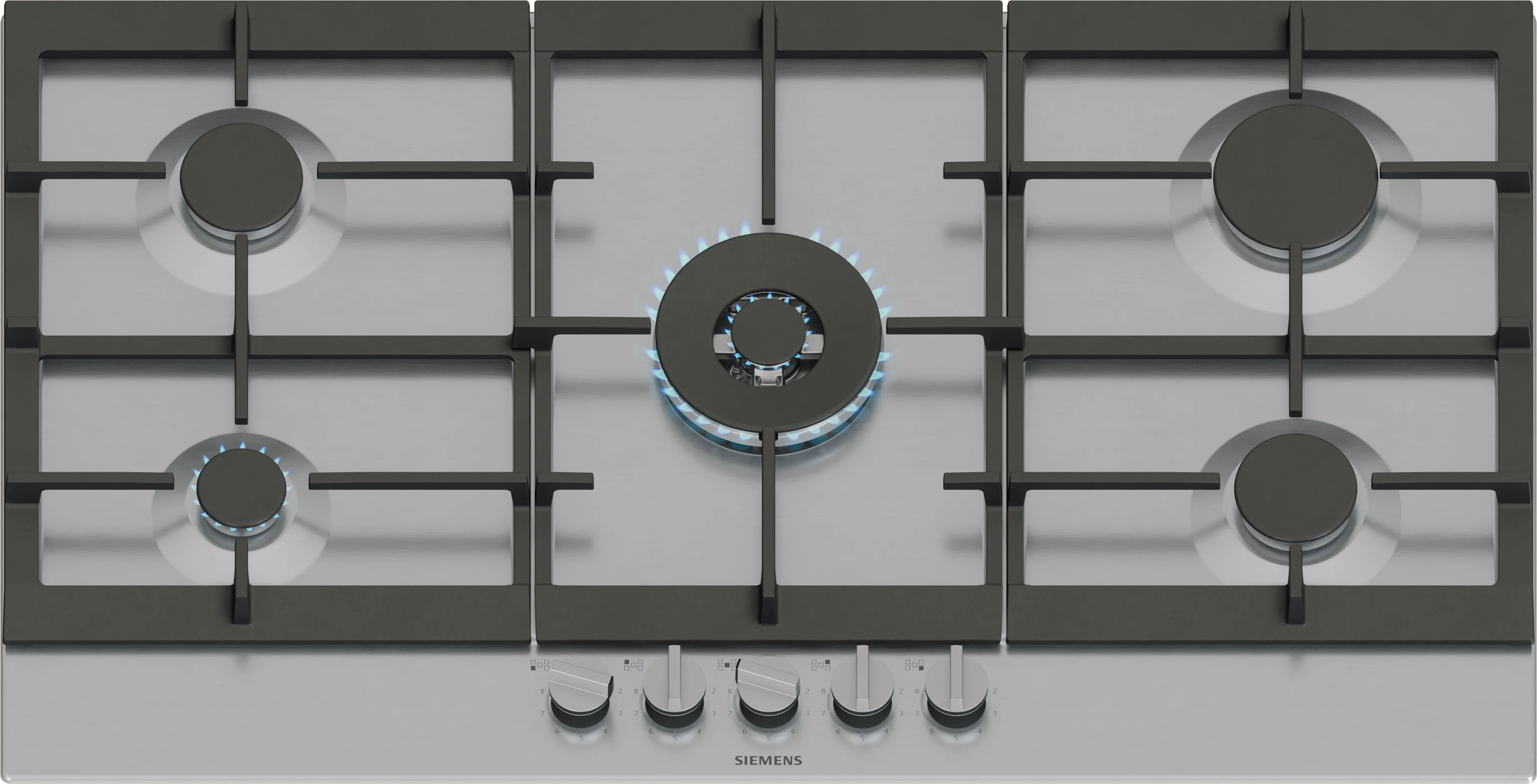 iQ500 gas hob 90 cm Stainless steel
