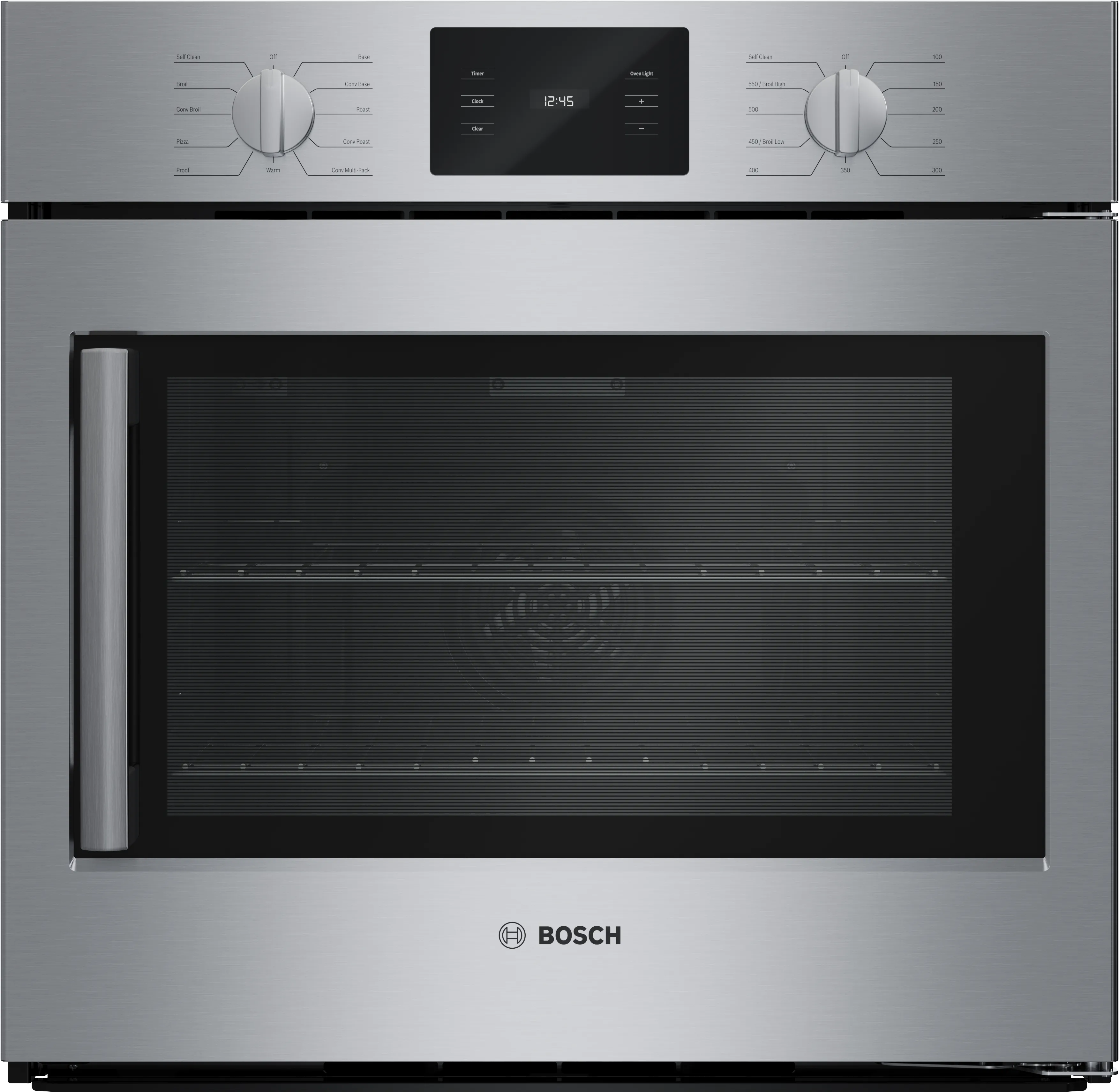 500 Series Single Wall Oven 30'' Door hinge: Right, Stainless Steel 