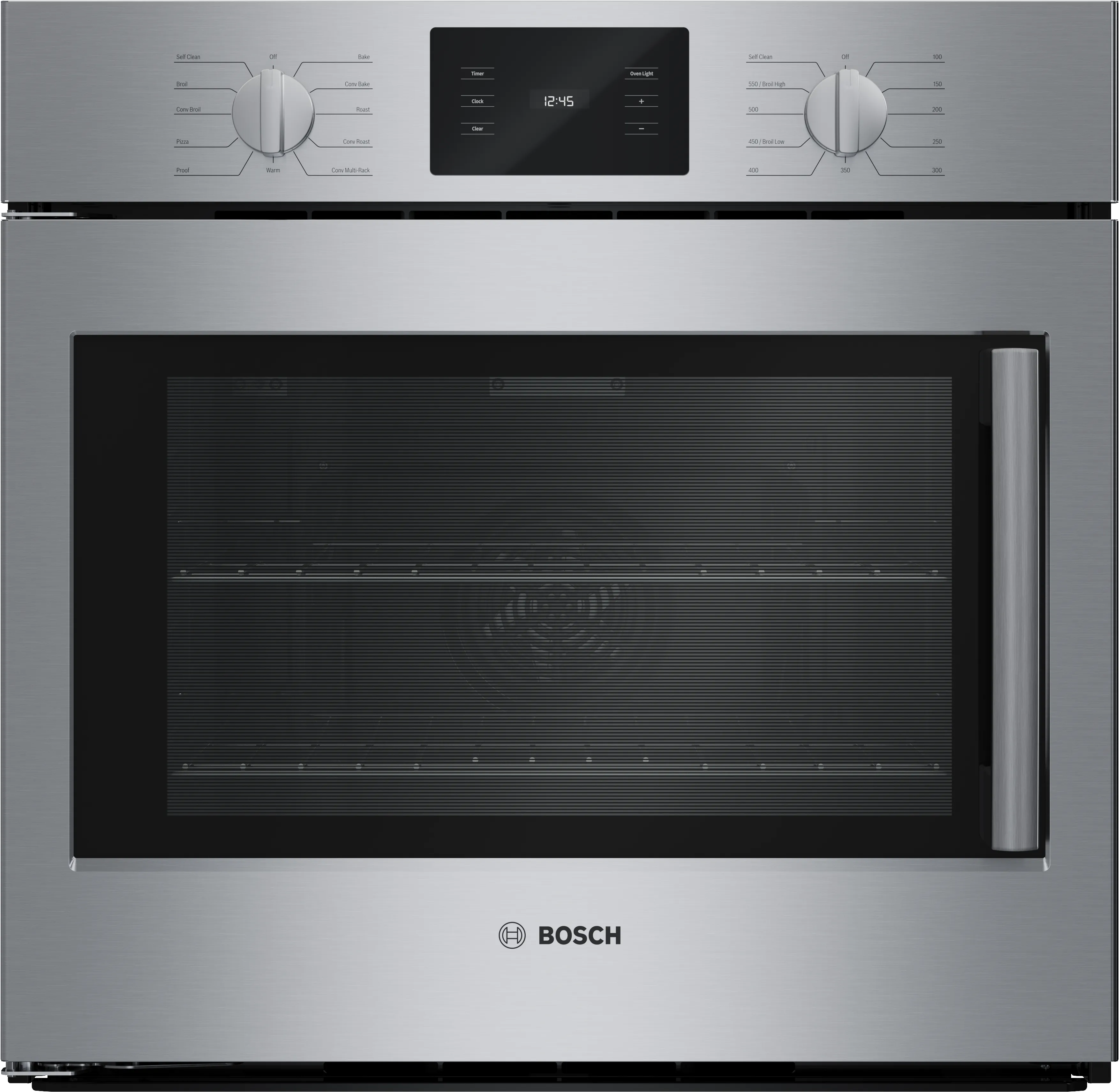 500 Series Single Wall Oven 30'' Door hinge: Left, Stainless Steel 