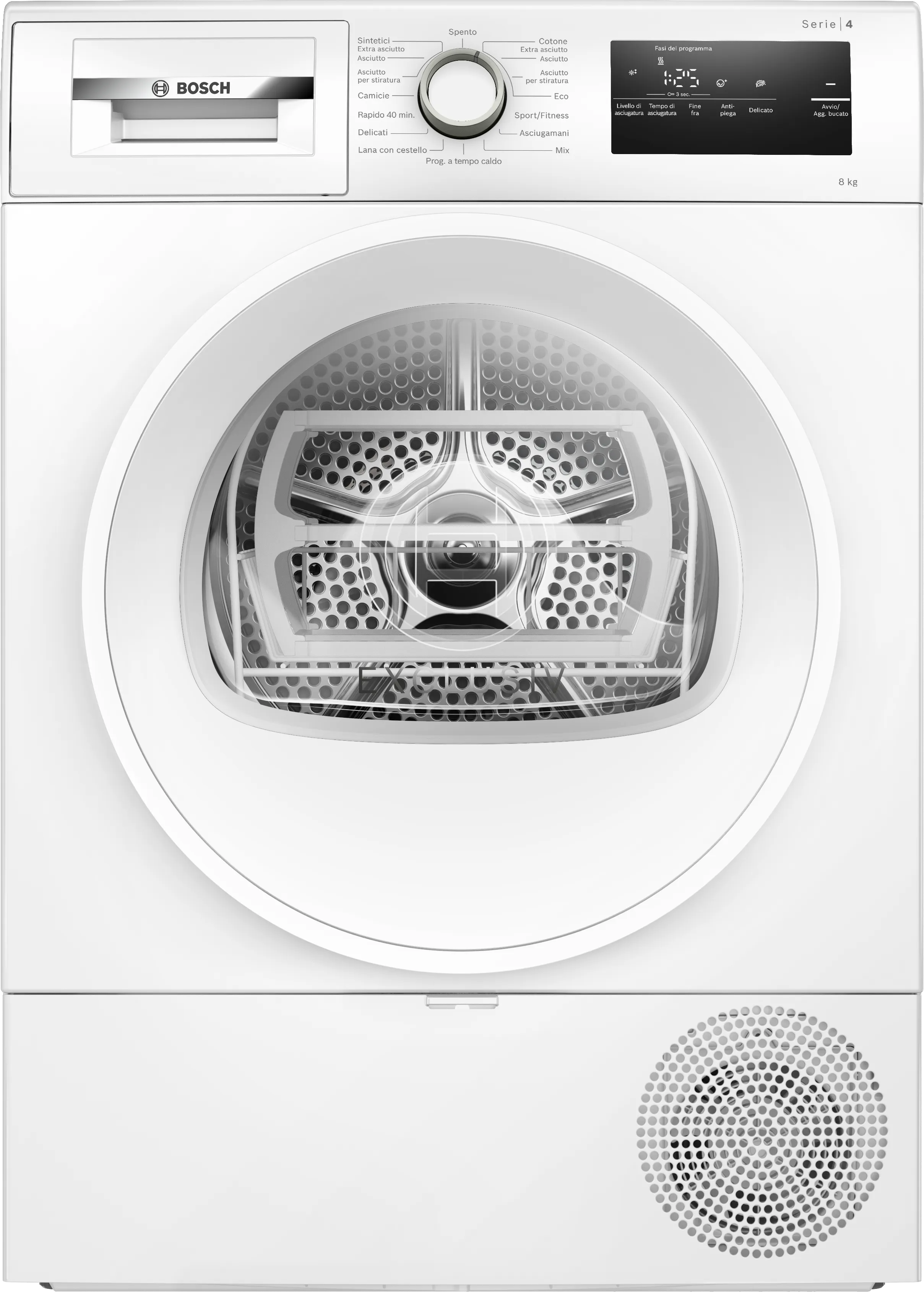 Serie 4 Asciugatrice a pompa di calore 8 kg