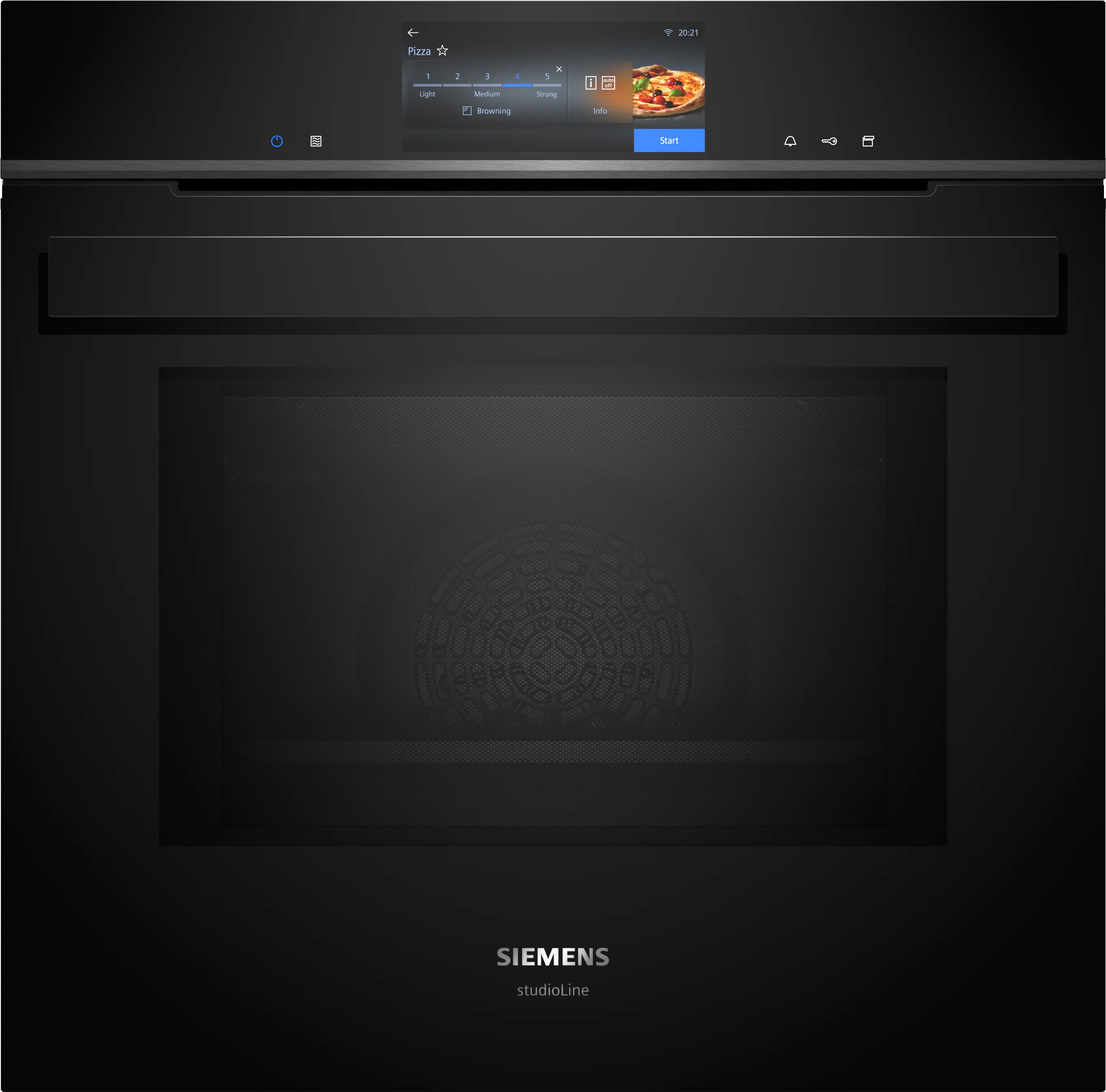 iQ700 Built-in oven with added steam and microwave function 60 x 60 cm Black 