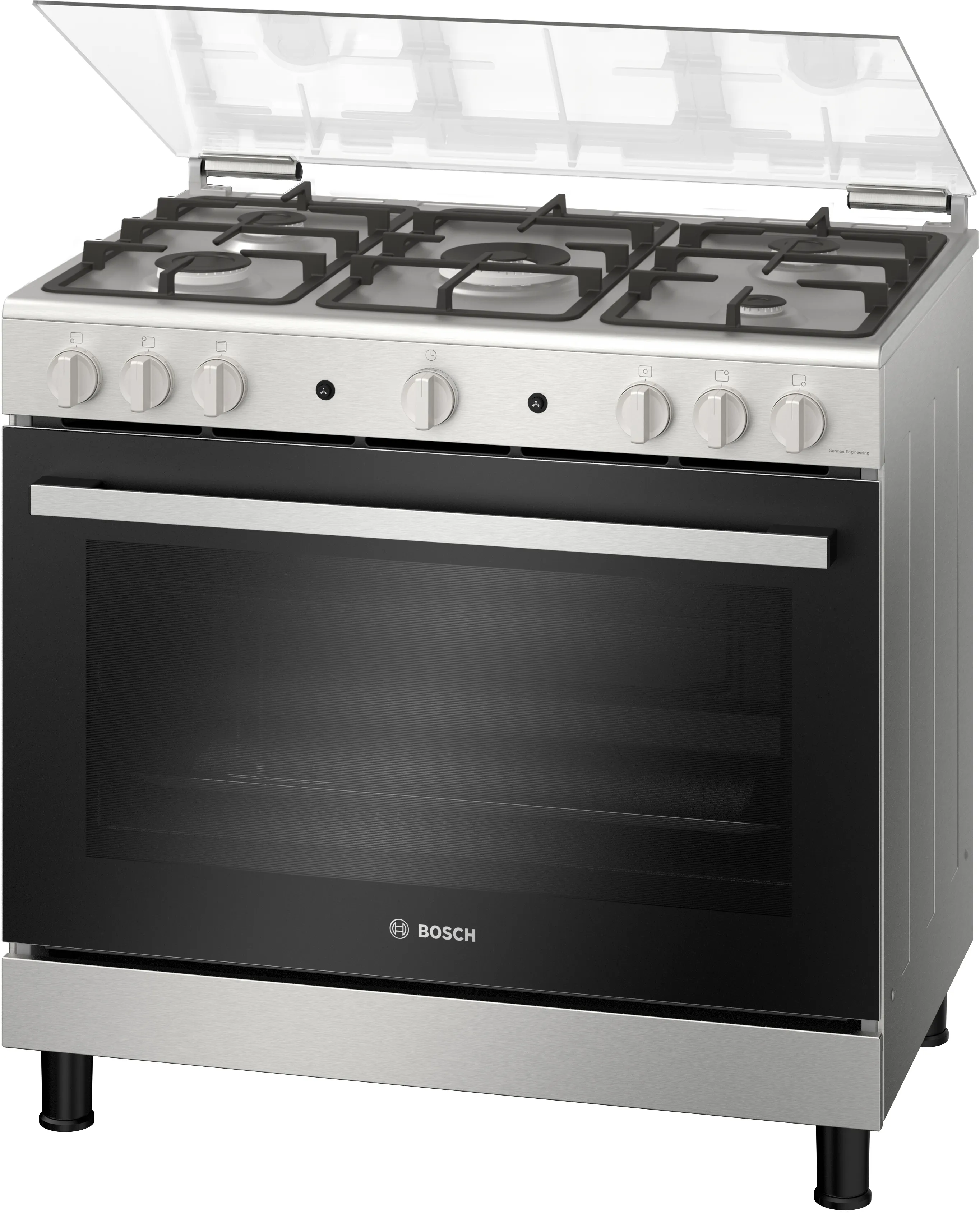 Series 2 Gas range cooker Stainless steel 