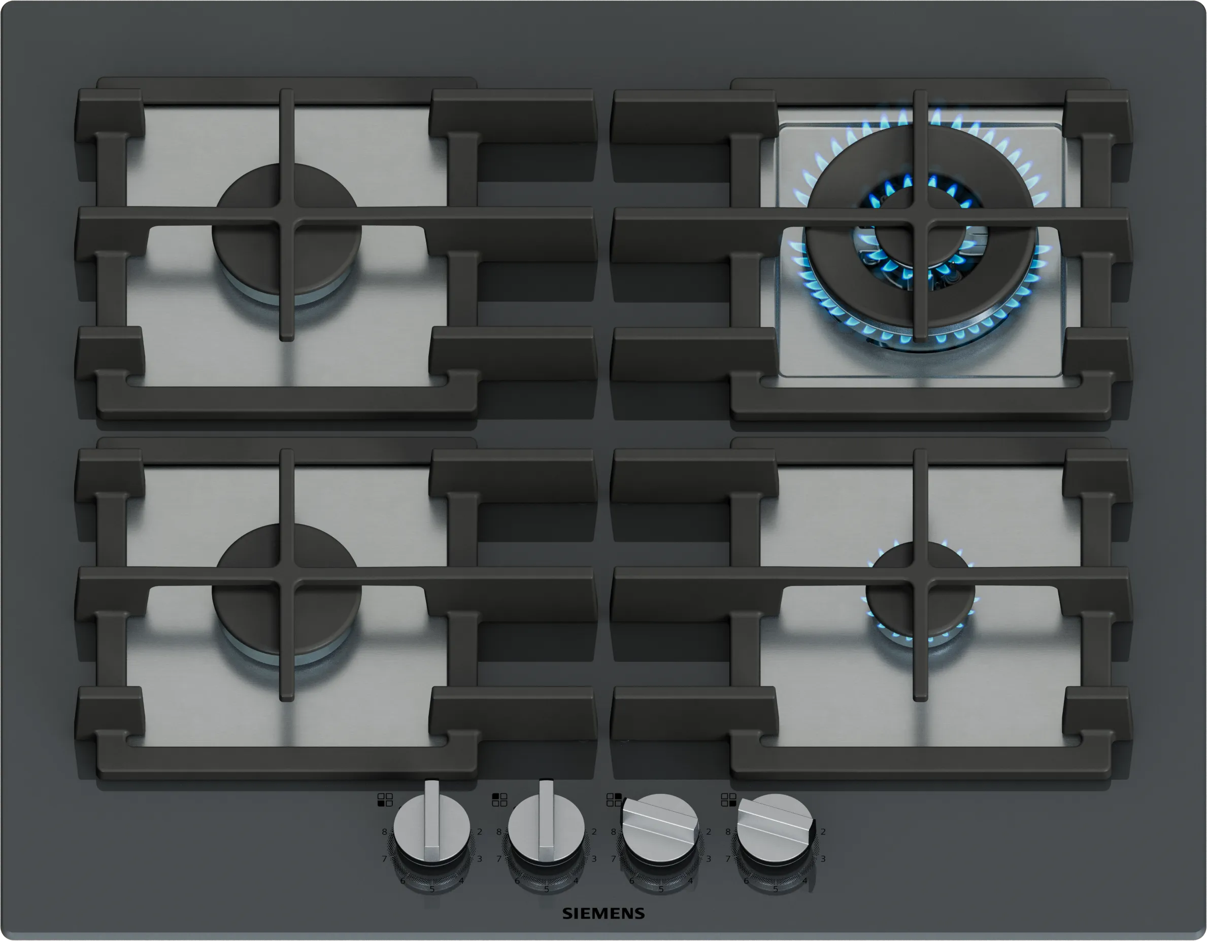 iQ500 Gazlı Ocak 60 cm Sert cam,